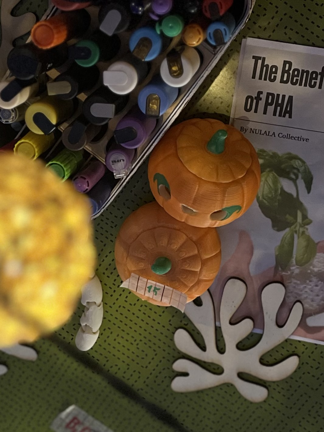 Biodegradable Hand Painted Pumpkins, photo 2