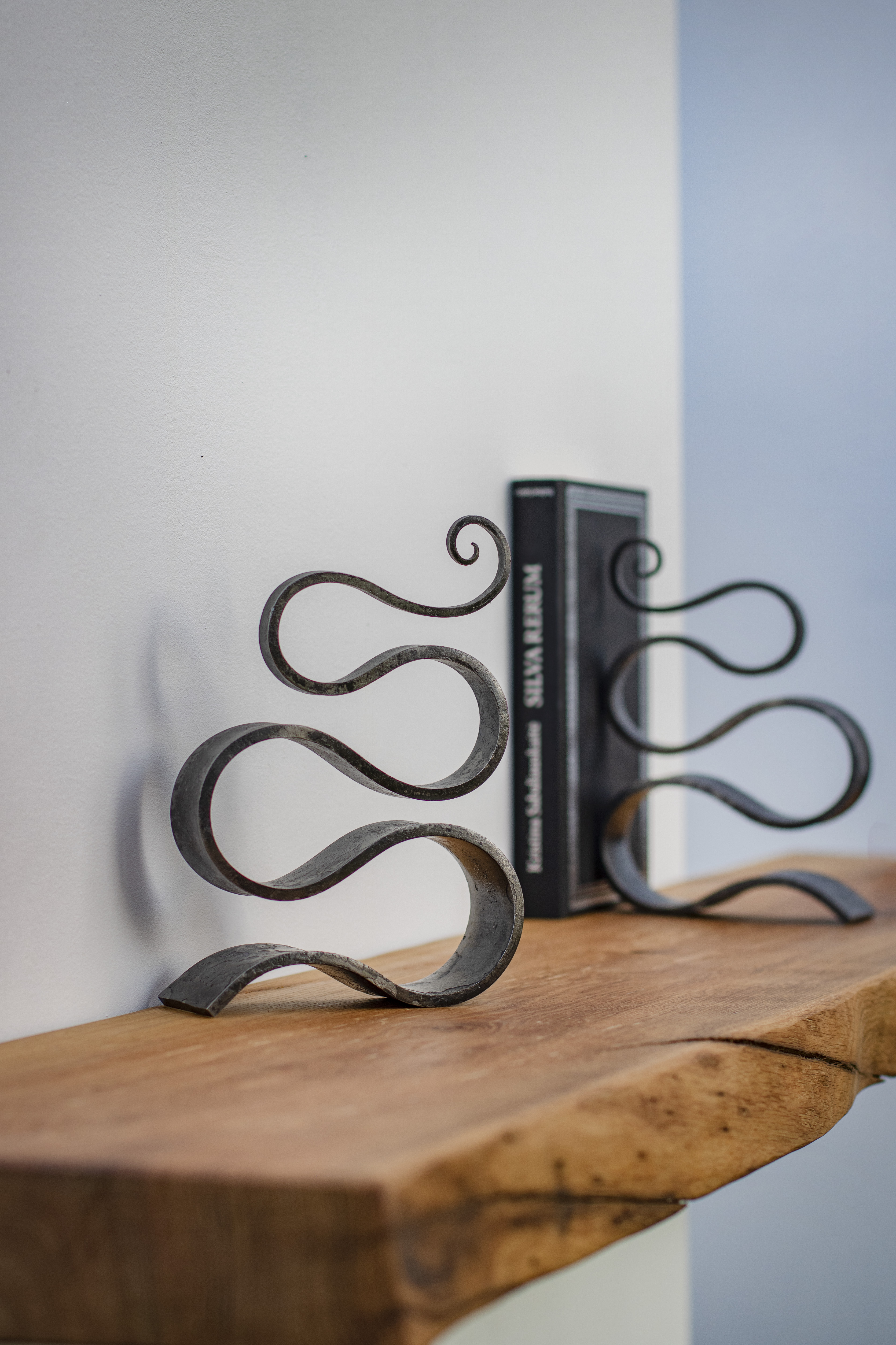 Hand forged wrought iron decorative bookends, photo 5