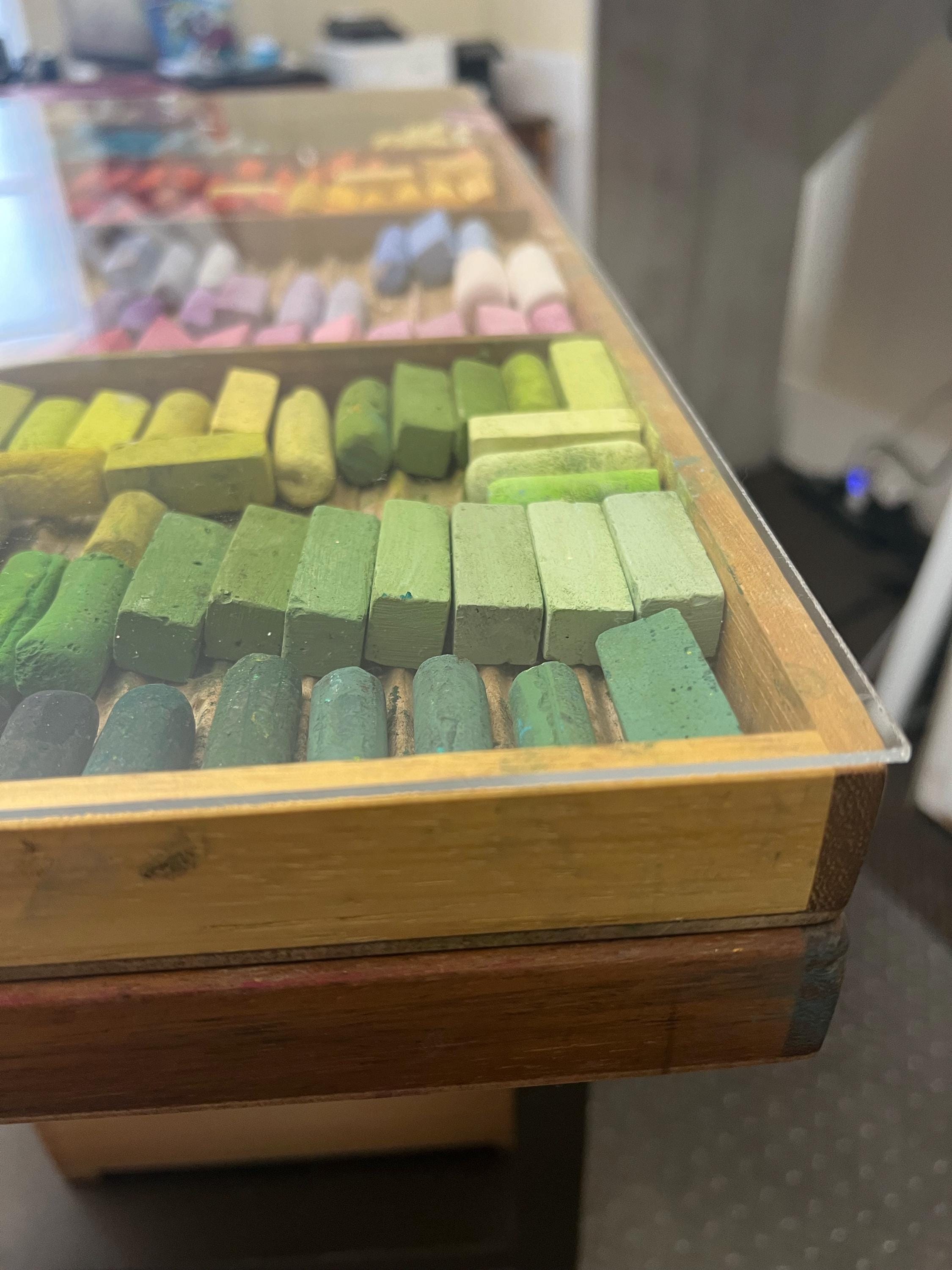 Large Studio Pastel Box - (Holds 600 half sticks of pastel) - No Pastels Included, photo 4