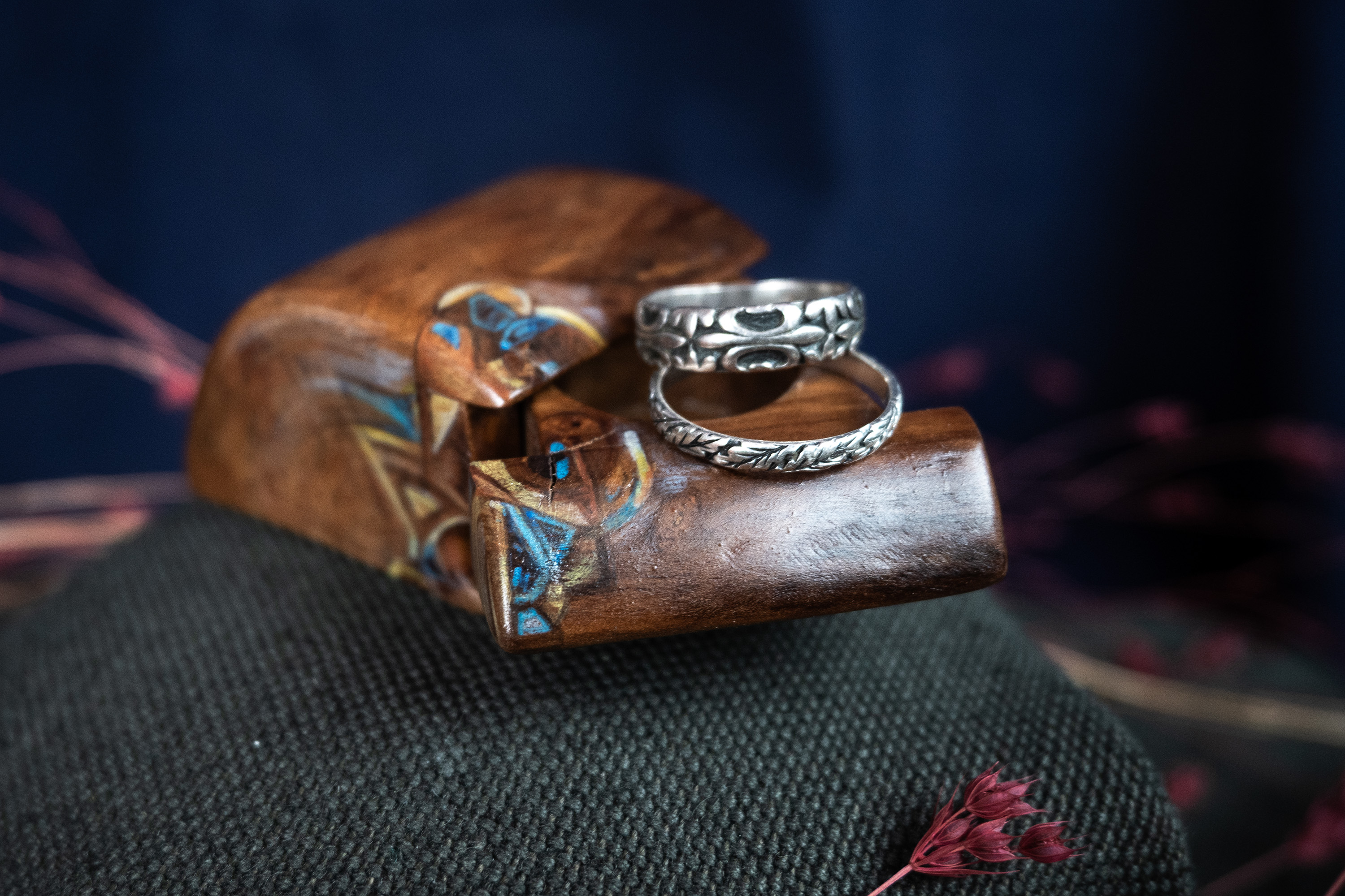 Tiny hipster drawer box for all the small things (like your wedding rings).