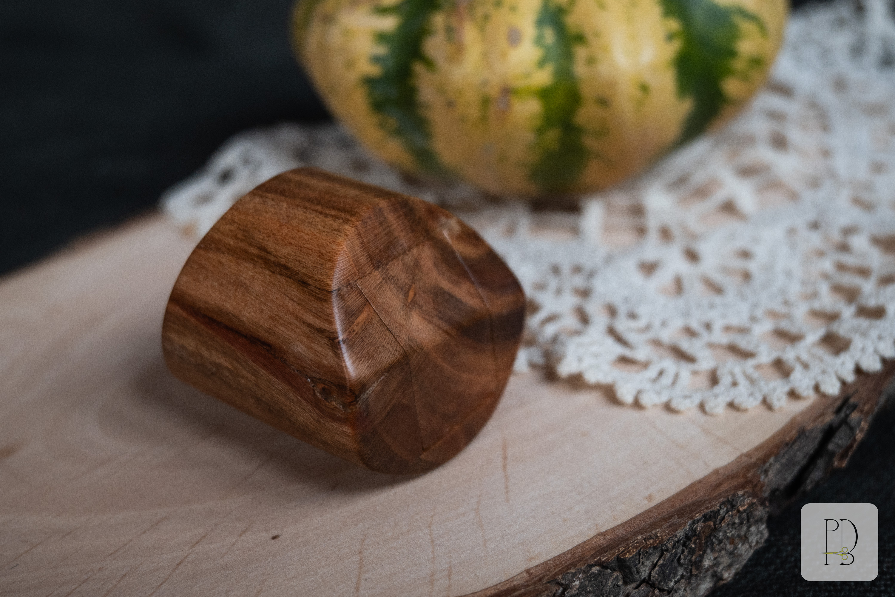 The tiniest handmade natural cherry wood jewelry box you can get, photo 4