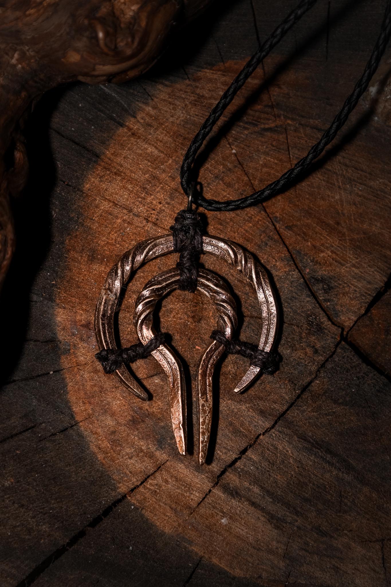 Bronze Witch Talisman “December”, Hand-forged, cast bronze artifact, photo 5