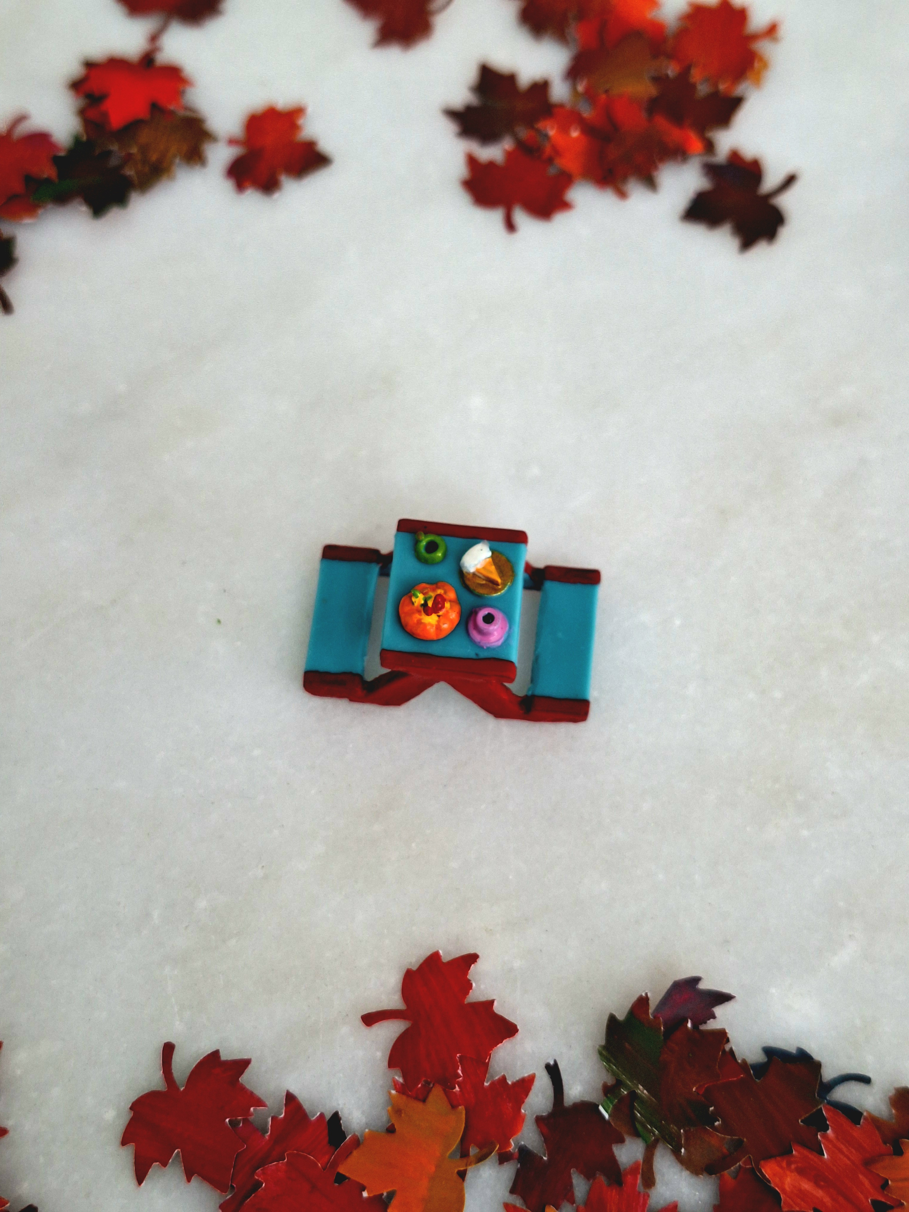 Handmade micro figure Halloween set (fits vintage playsets such as Polly Pockets), photo 3