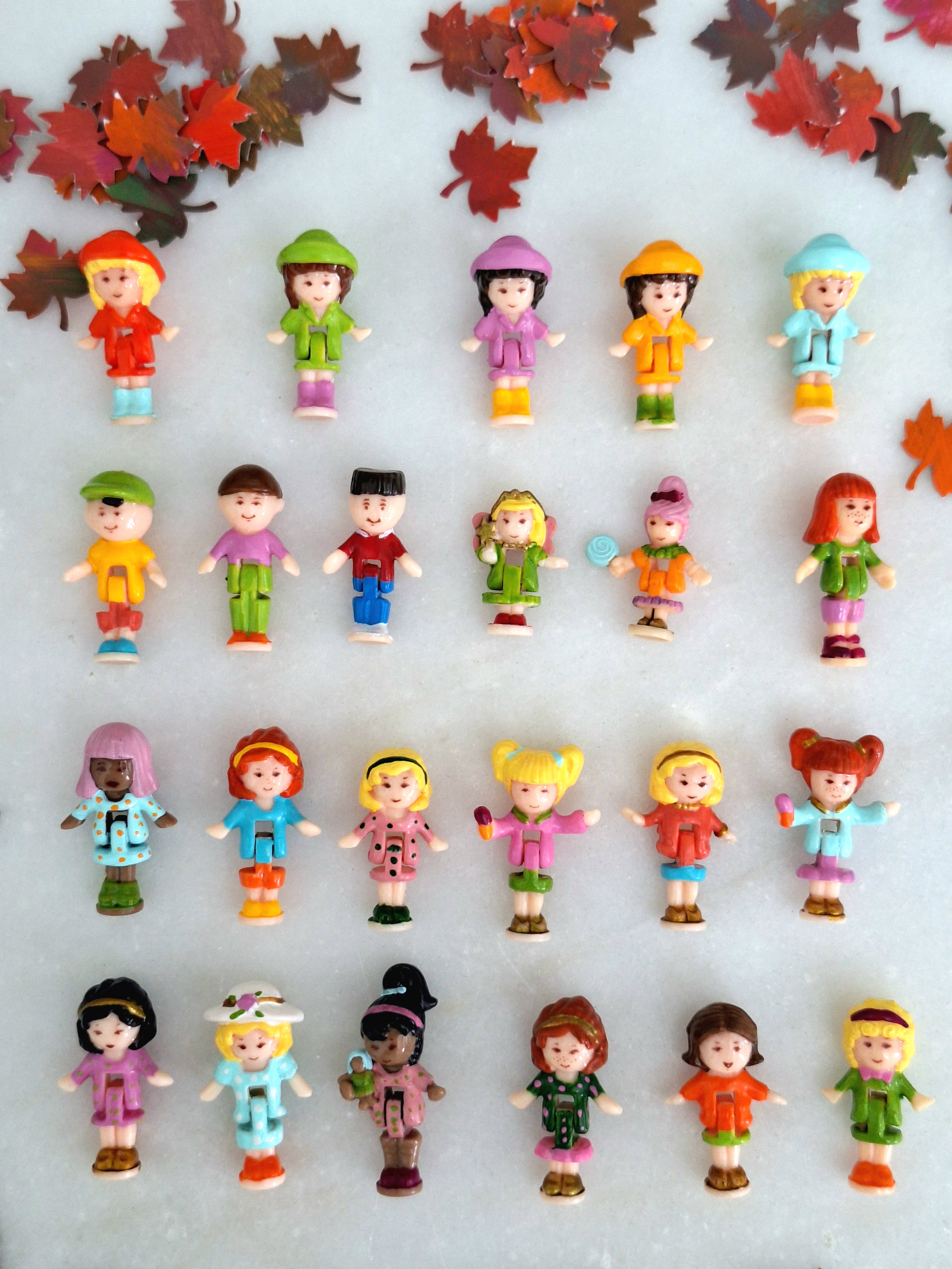 Autumn Edition Micro Dolls, Micro Scale Custom Figures, Fall Miniature Collectibles, photo 2