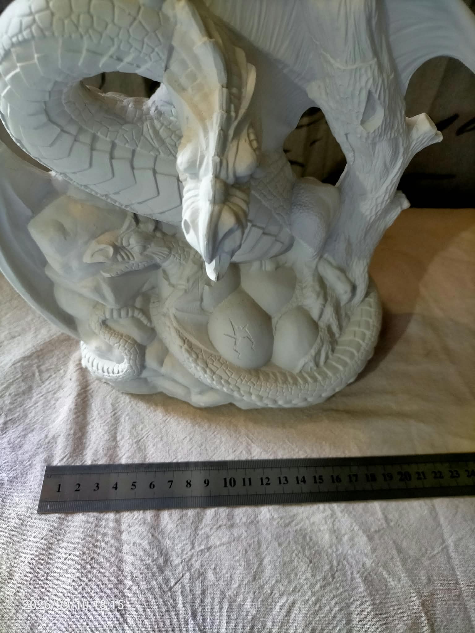 Dragon of Spring Unfinished Ceramic Bisque Ready to Paint, photo 5
