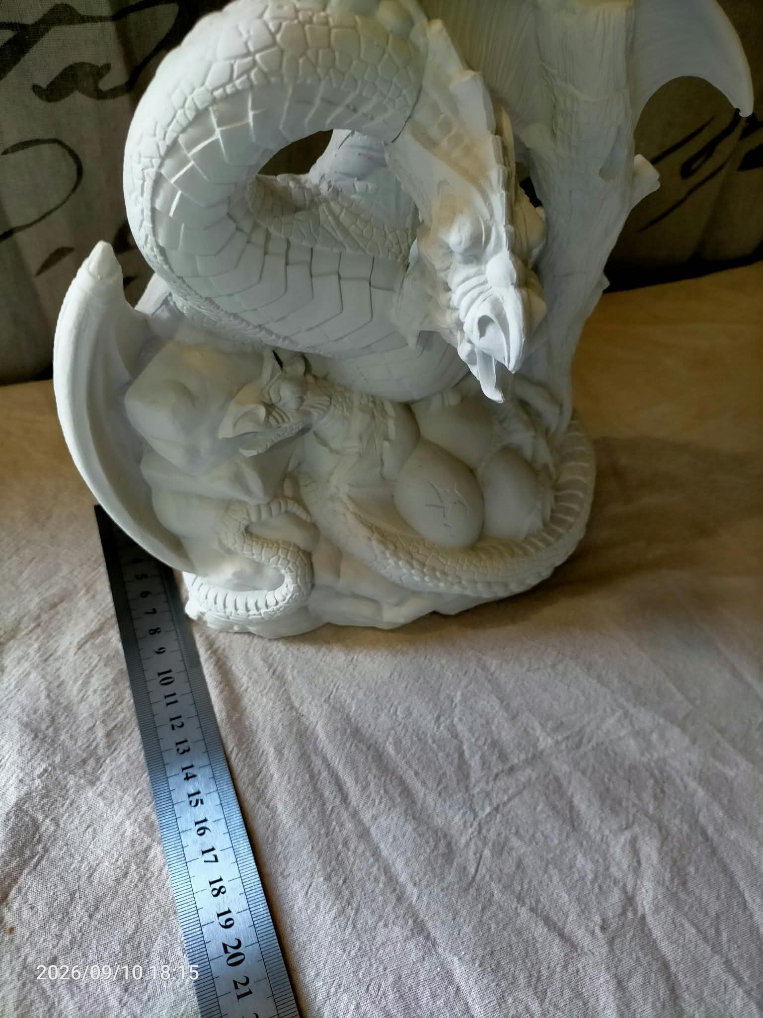 Dragon of Spring Unfinished Ceramic Bisque Ready to Paint, photo 6