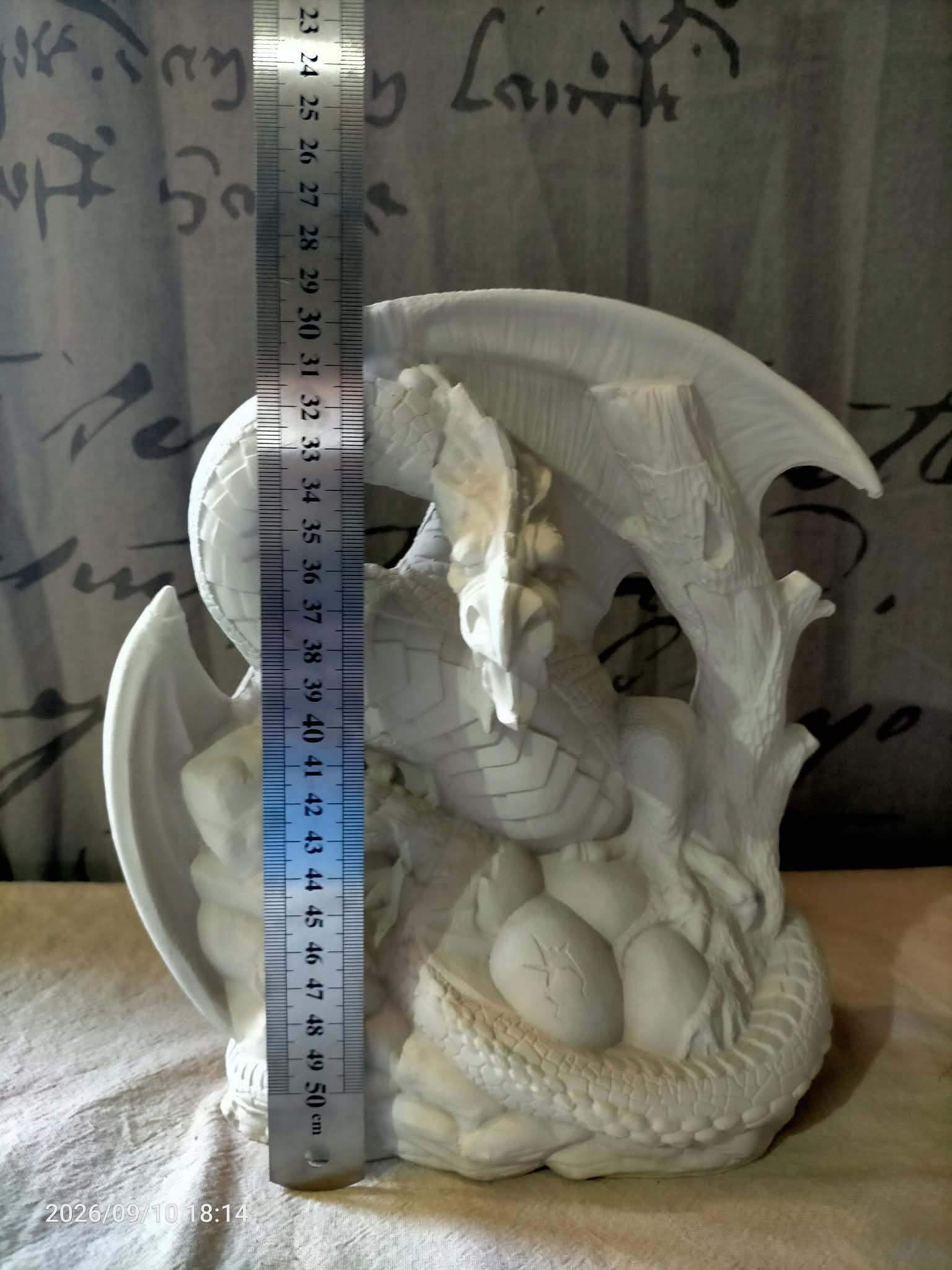 Dragon of Spring Unfinished Ceramic Bisque Ready to Paint
