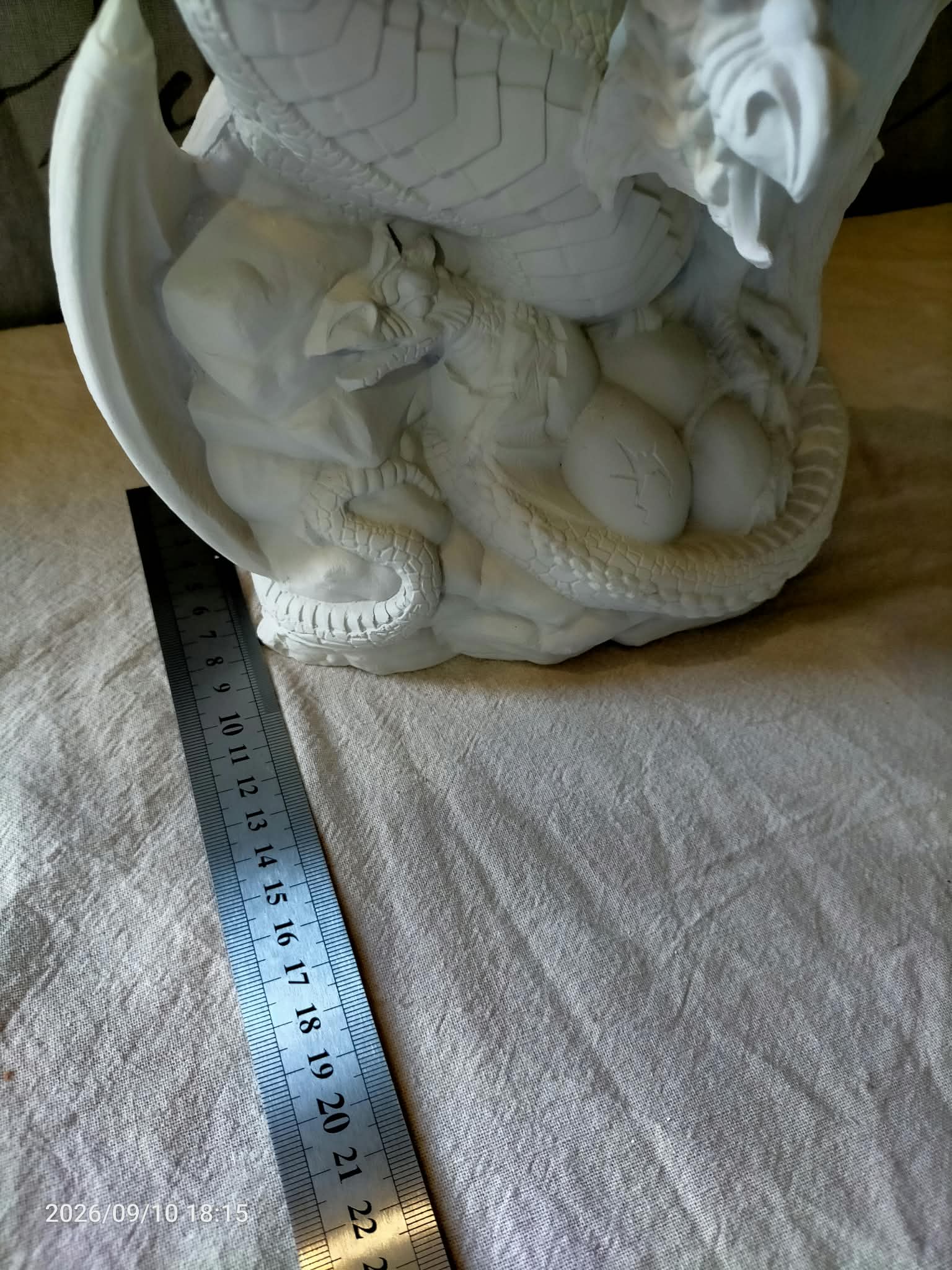 Dragon of Spring Unfinished Ceramic Bisque Ready to Paint, photo 4