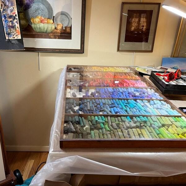Large Studio Pastel Box - (Holds 600 half sticks of pastel) - No Pastels Included, photo 5