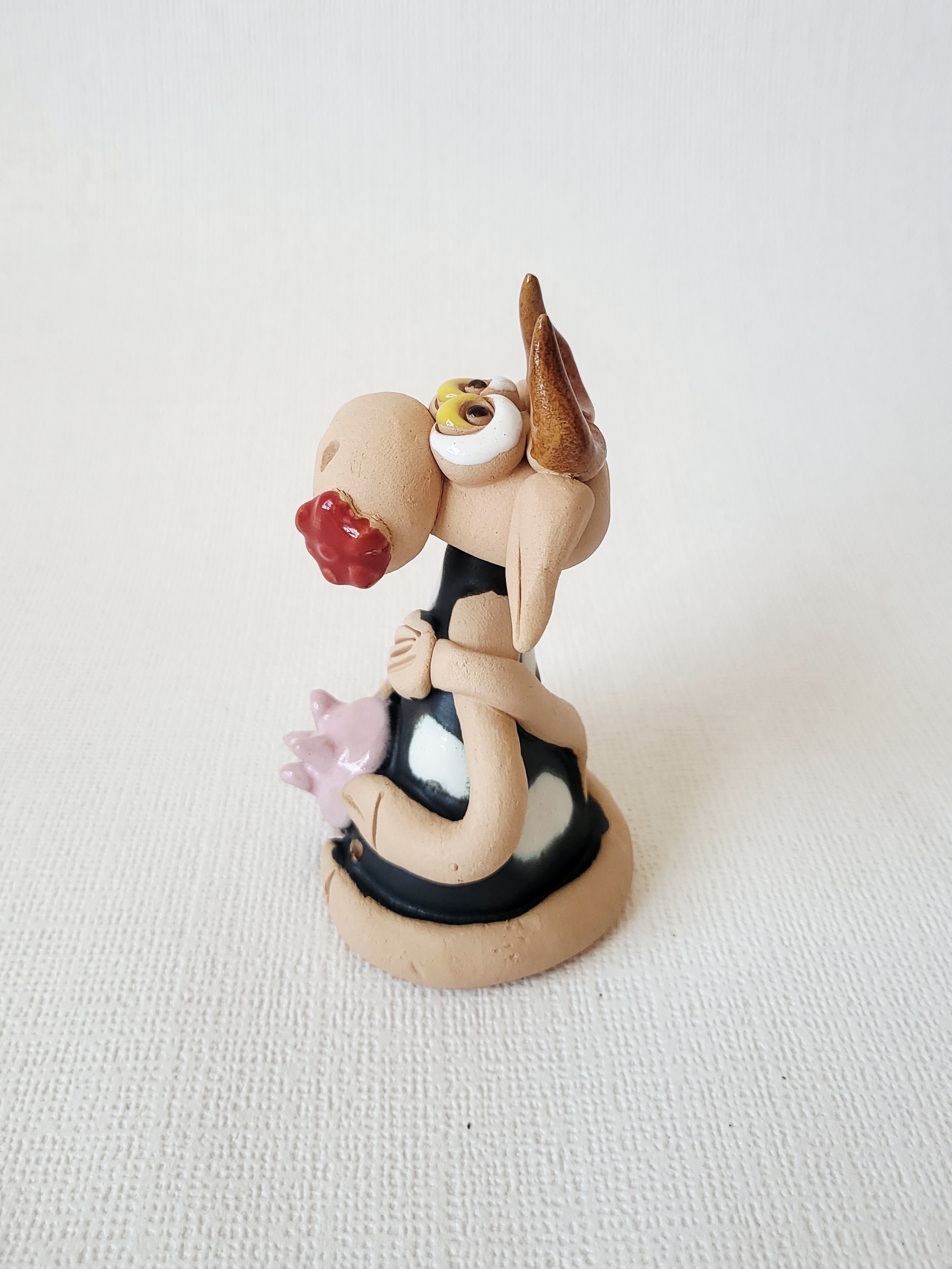Handmade Ceramic Cow Incense Holder – Funny Farm Animal Incense Burner, photo 3