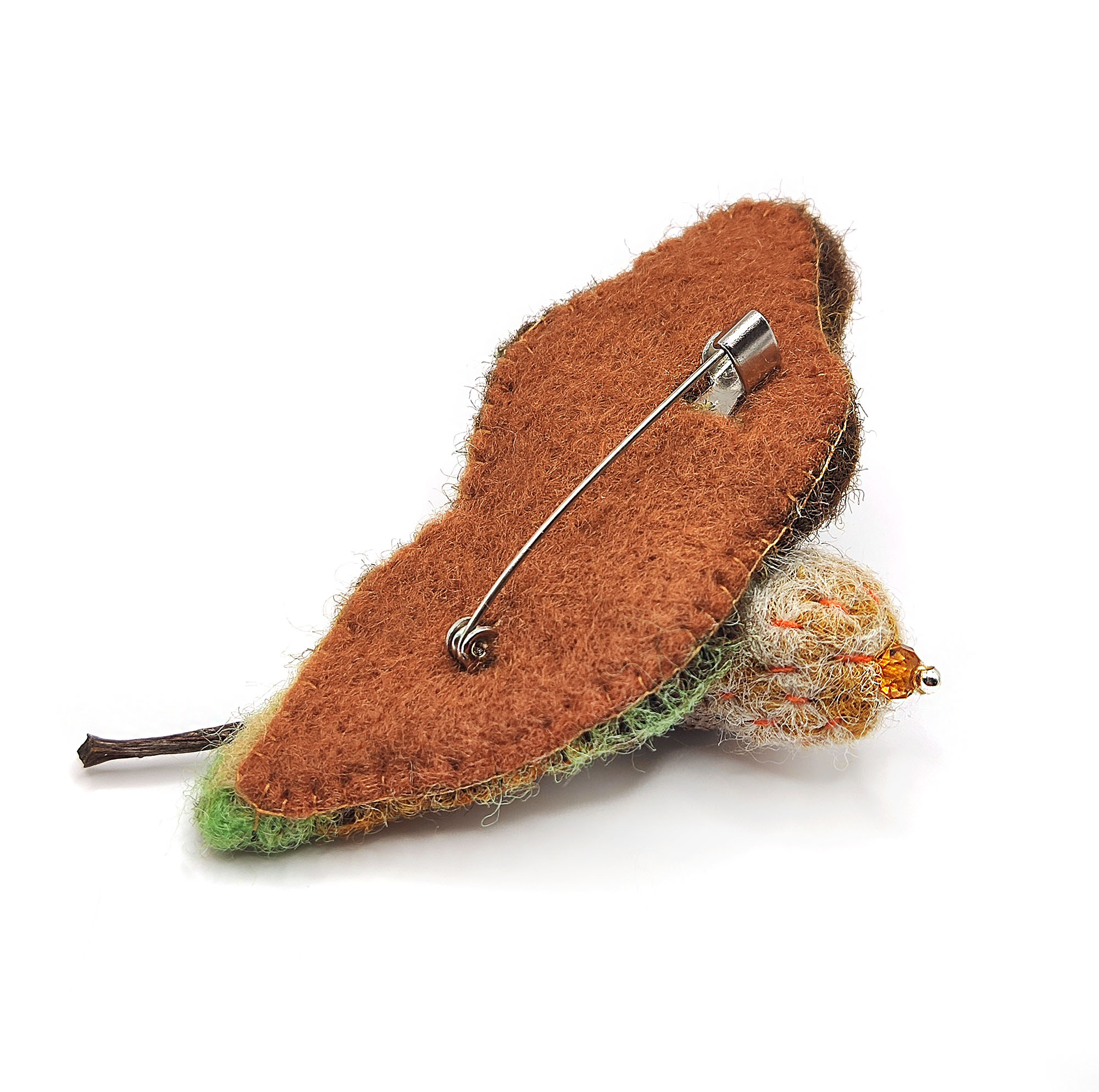 Handmade Acorn Brooch – A Little Piece of Autumn, photo 6