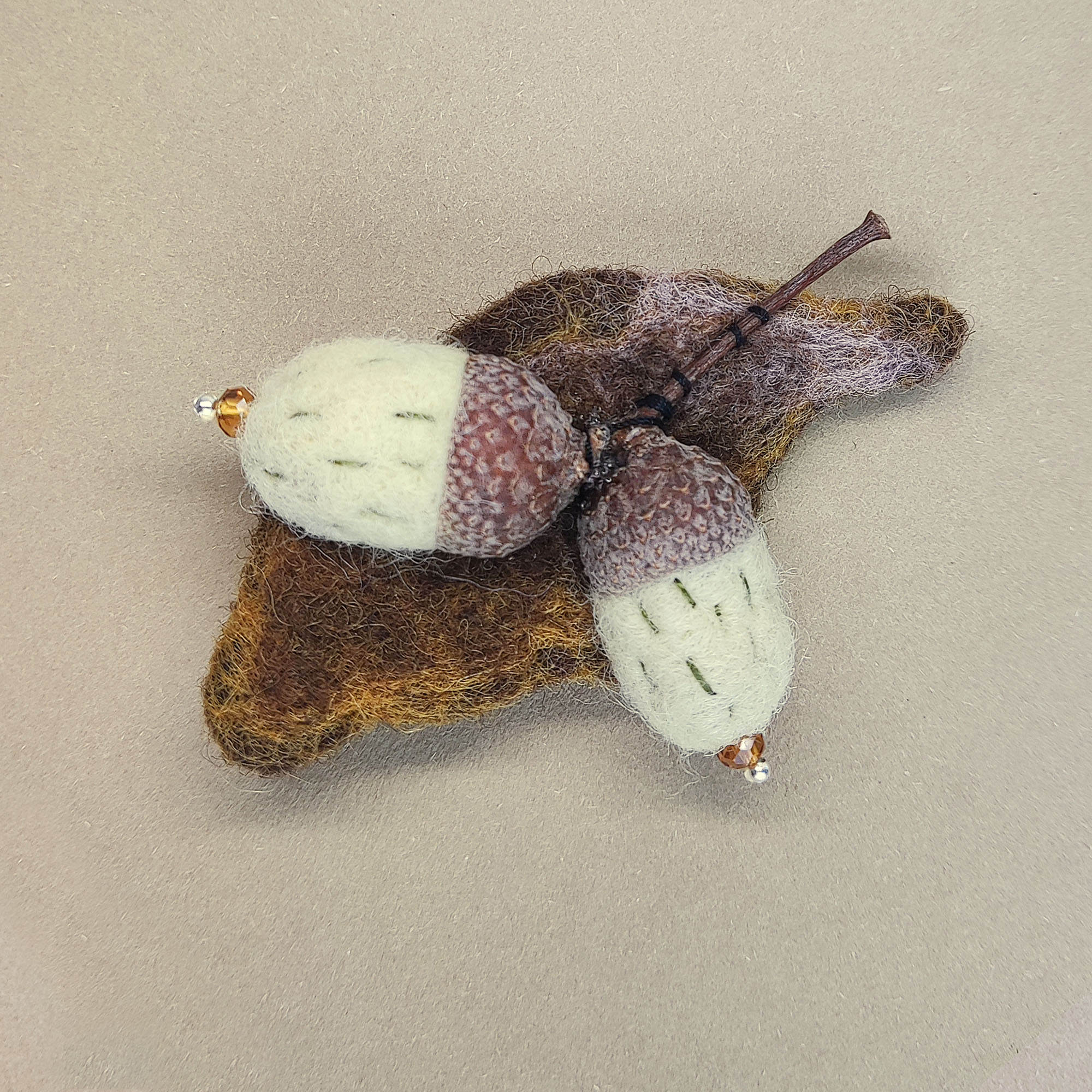 Handmade Acorn Brooch – A Little Piece of Autumn
