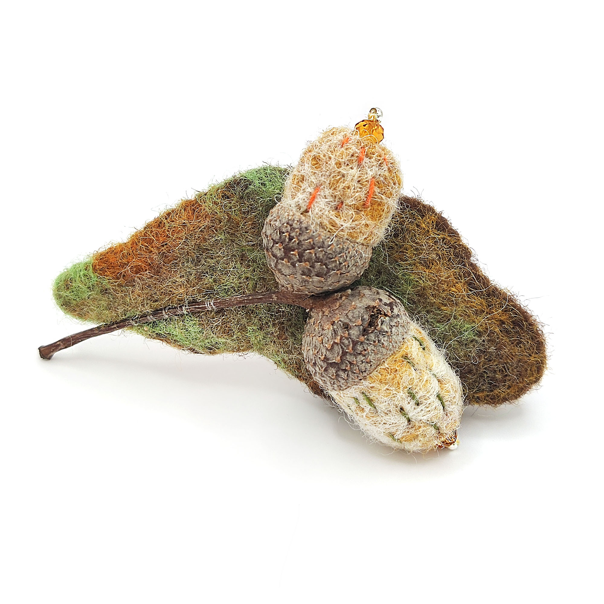 Handmade Acorn Brooch – A Little Piece of Autumn, photo 2