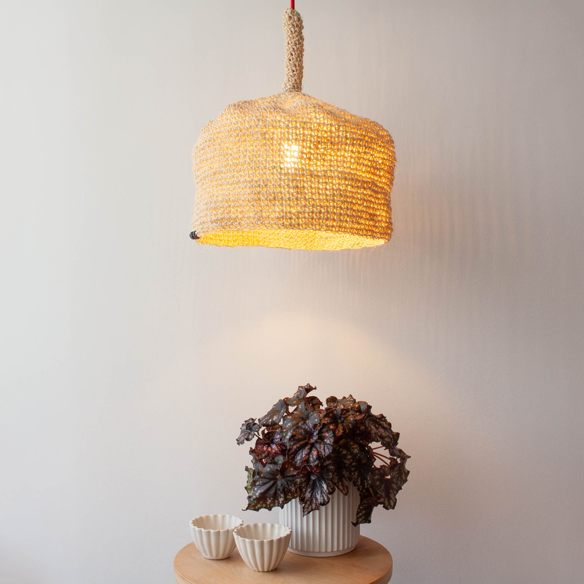 Large Rope Pendant Lamp