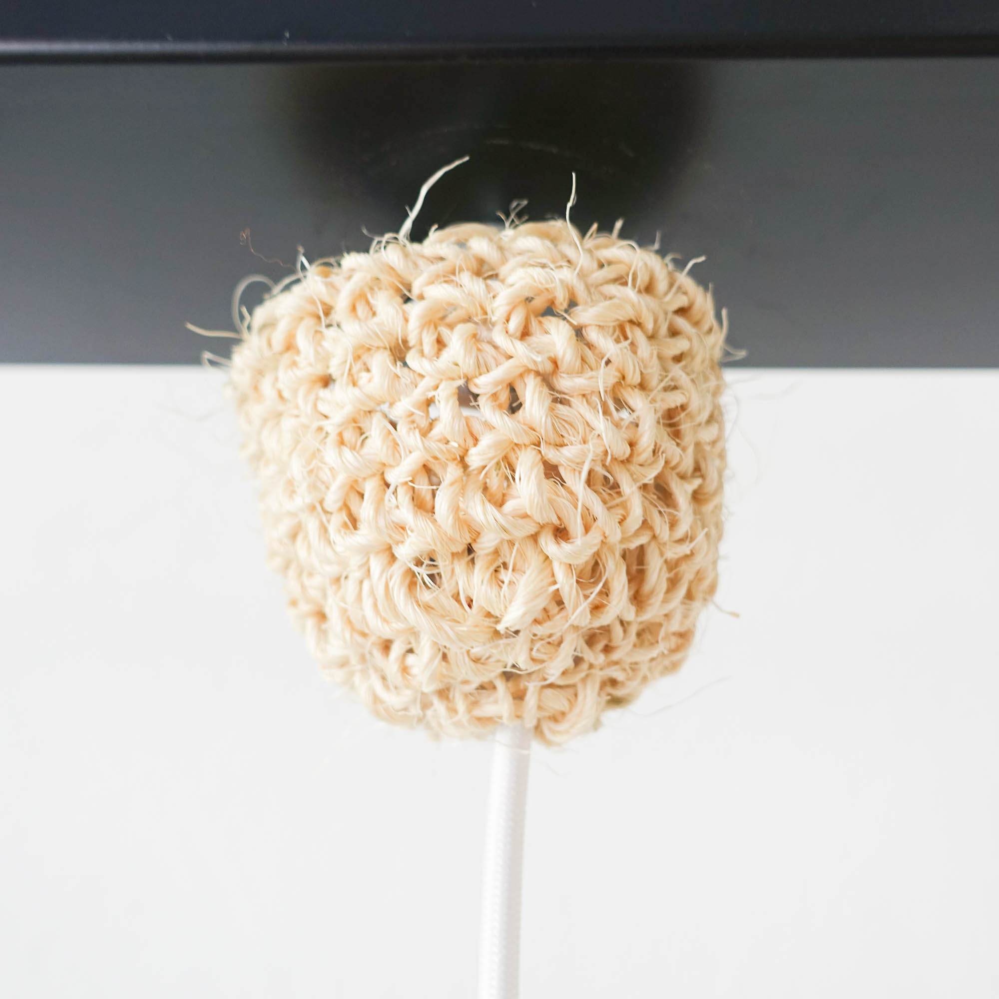 Terracotta Artisan Crochet Lamp, photo 4