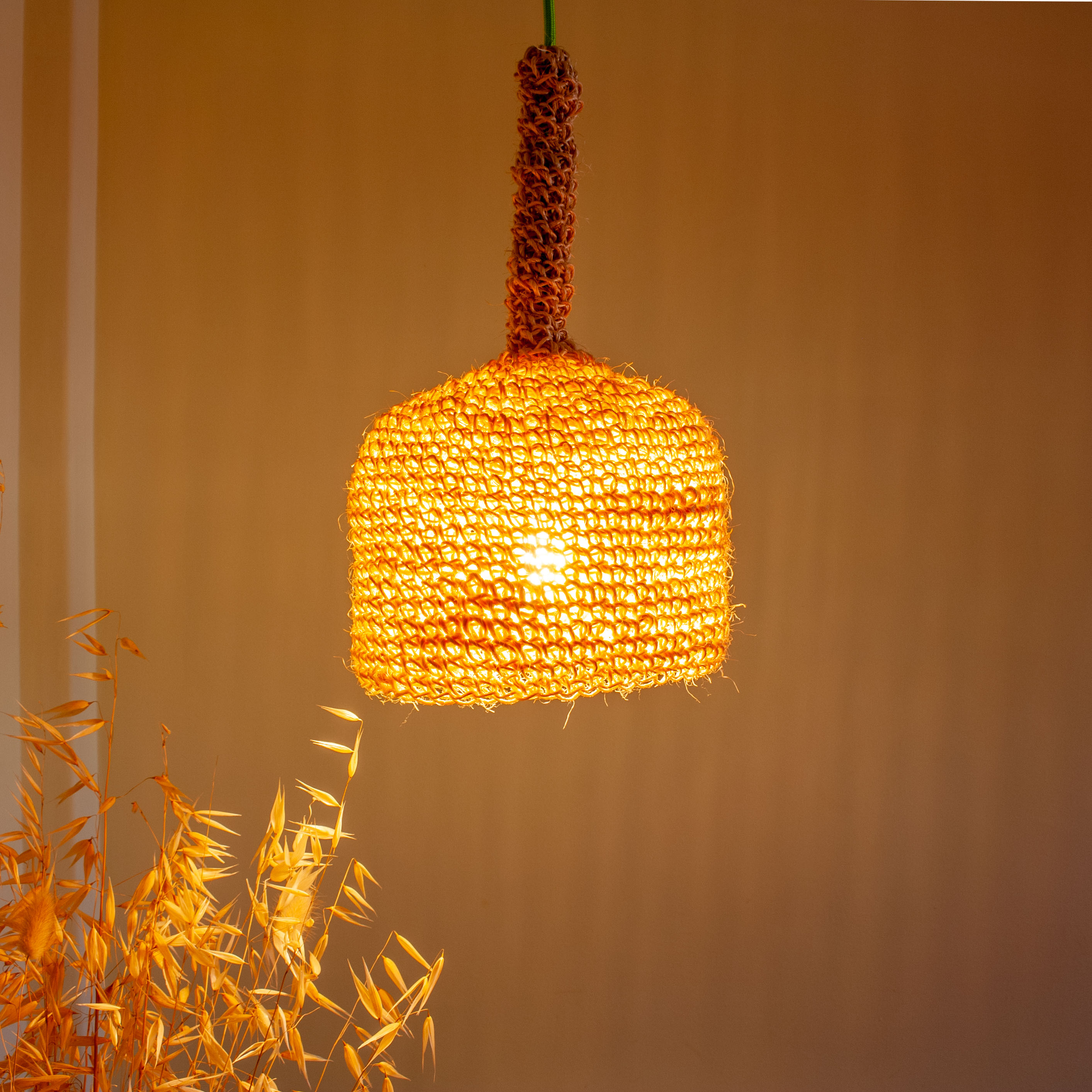 Small Rope Pendant Lamp – Natural, photo 3