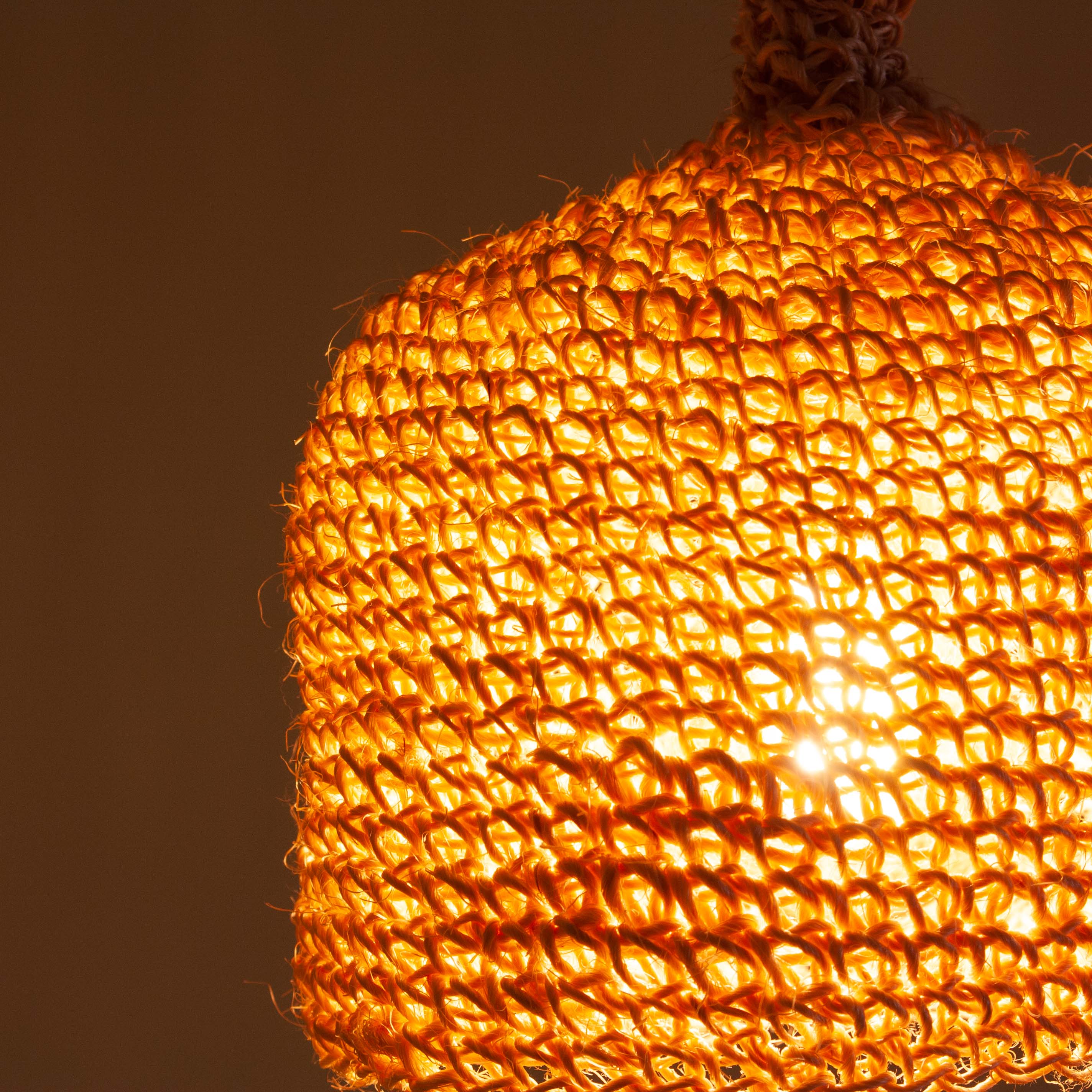 Small Rope Pendant Lamp – Natural, photo 5