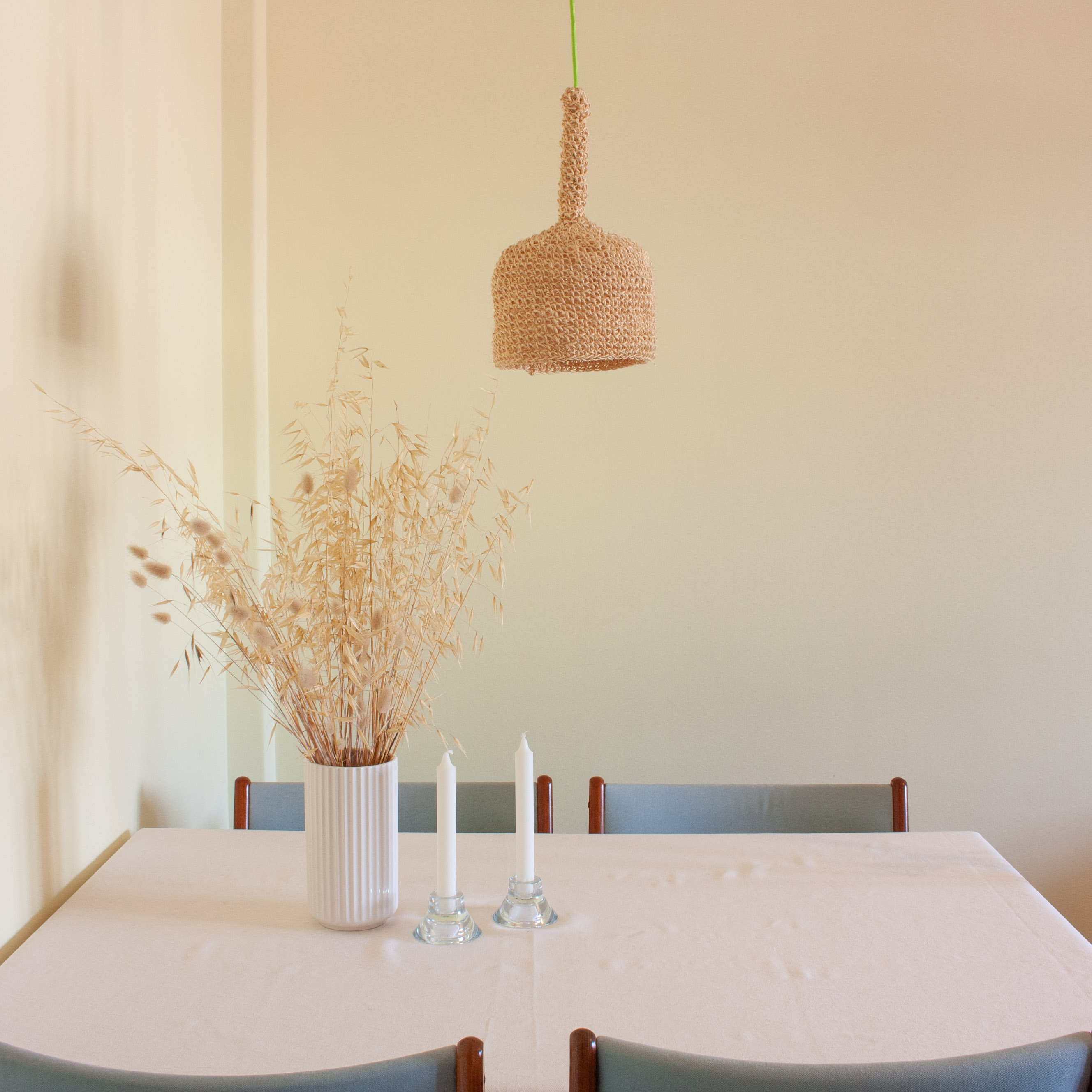 Small Rope Pendant Lamp – Natural, photo 2