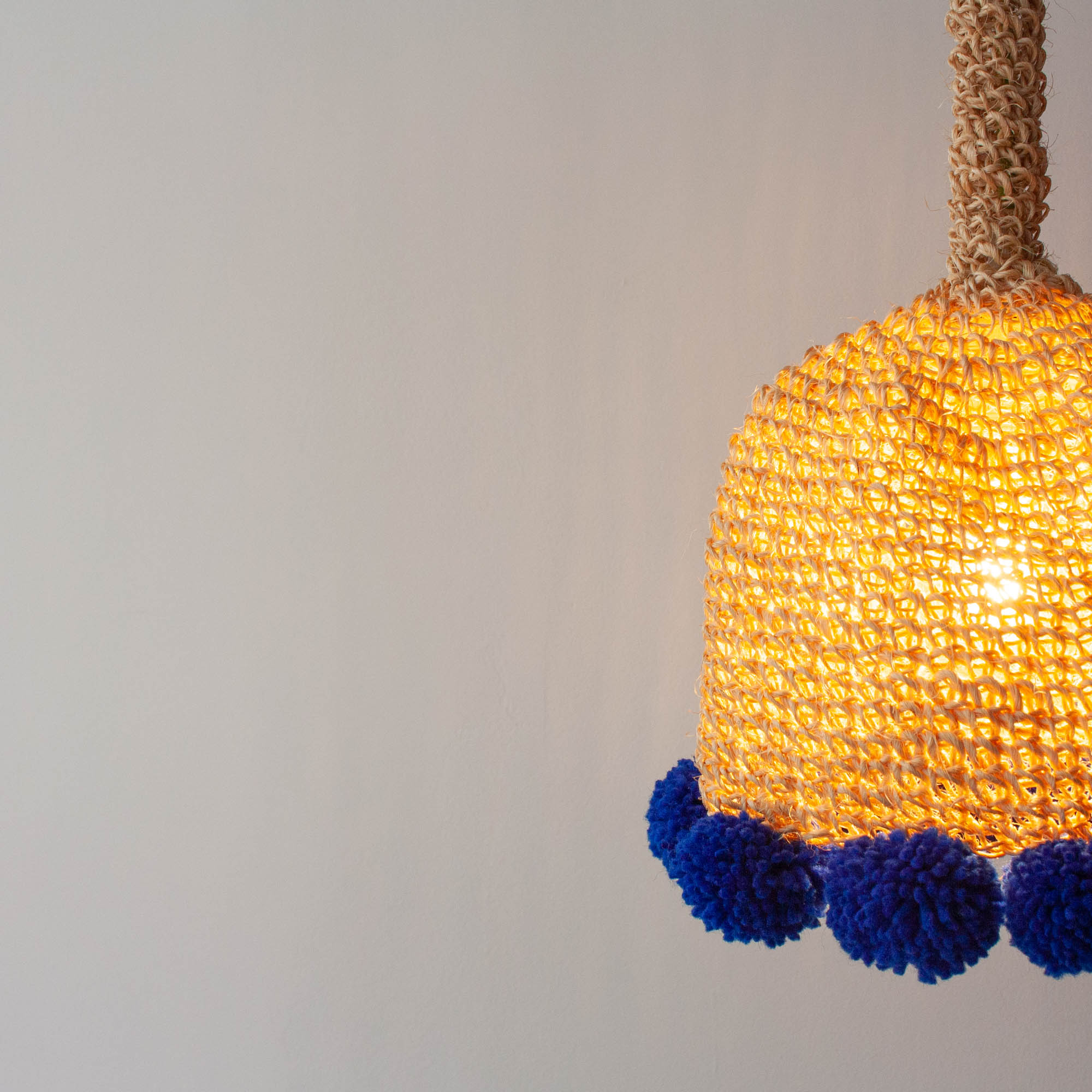 Indigo Artisan Crochet Lamp , photo 5