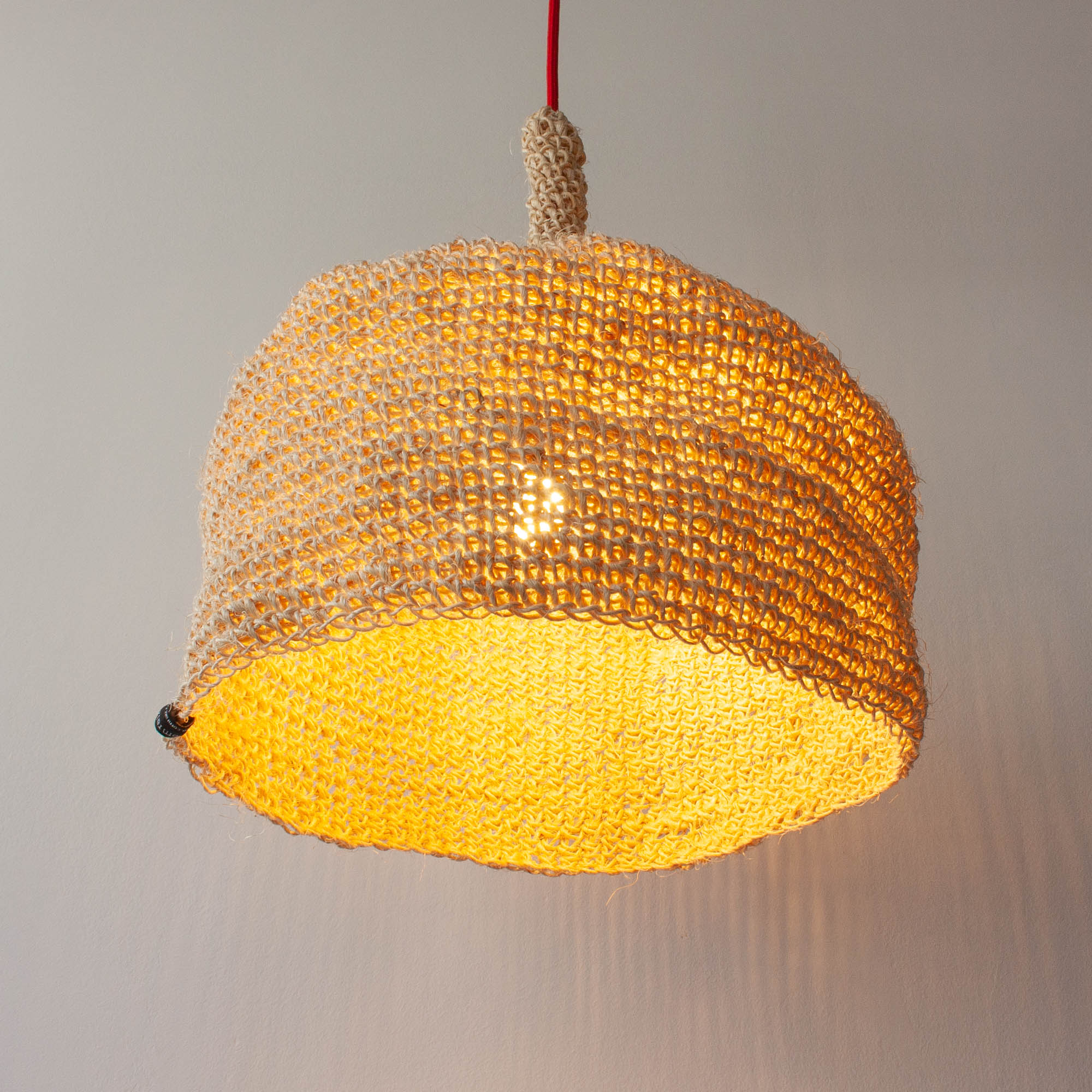 Large Rope Pendant Lamp, photo 5