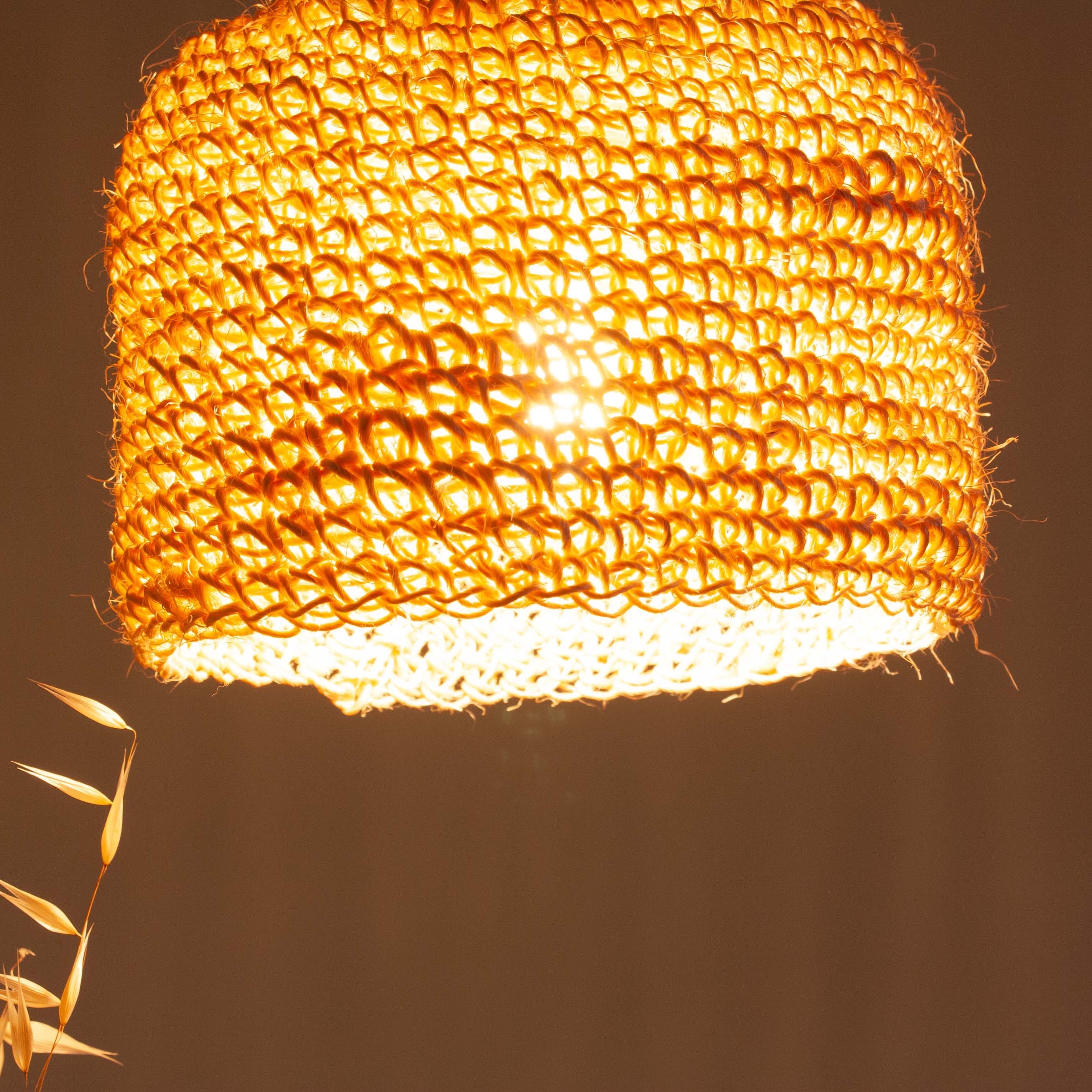Small Rope Pendant Lamp – Natural, photo 4