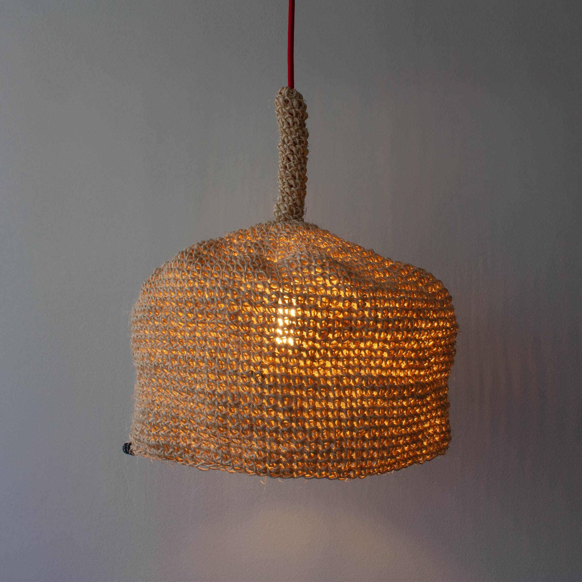 Large Rope Pendant Lamp, photo 3