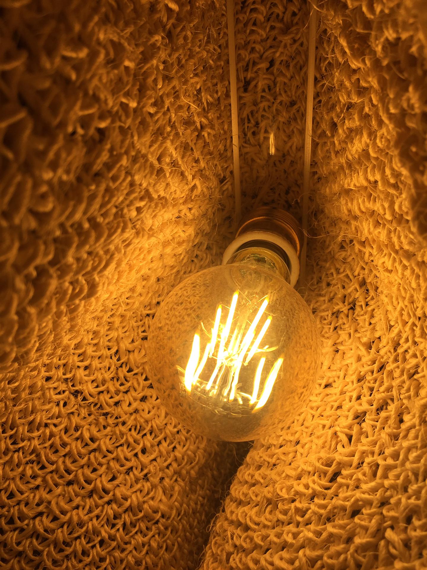 Folded Rope Crochet Pendant Lamp , photo 5