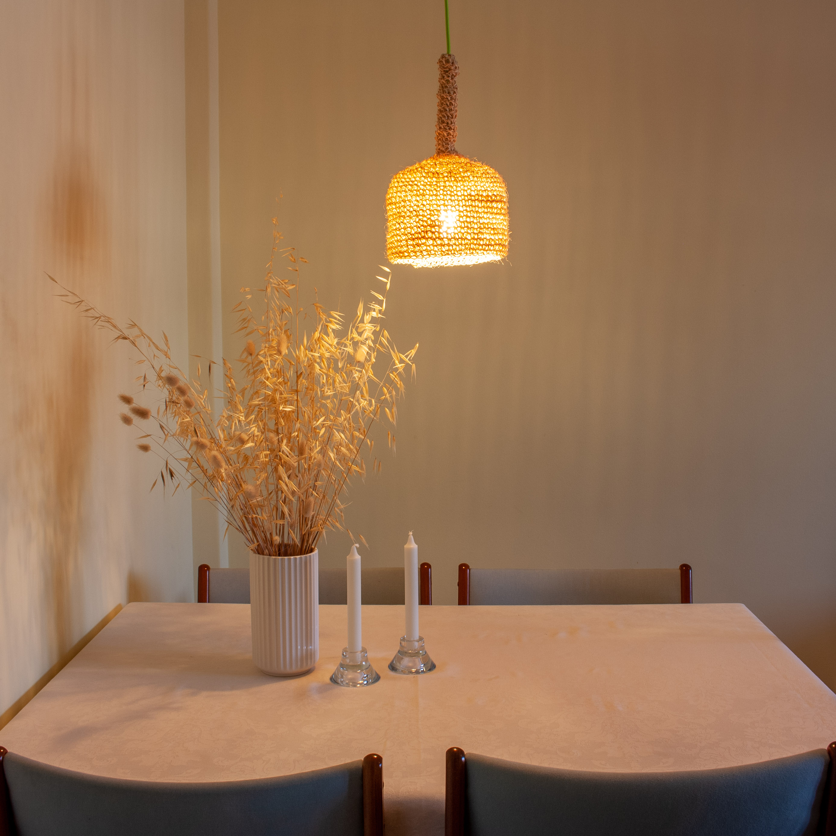 Small Rope Pendant Lamp – Natural