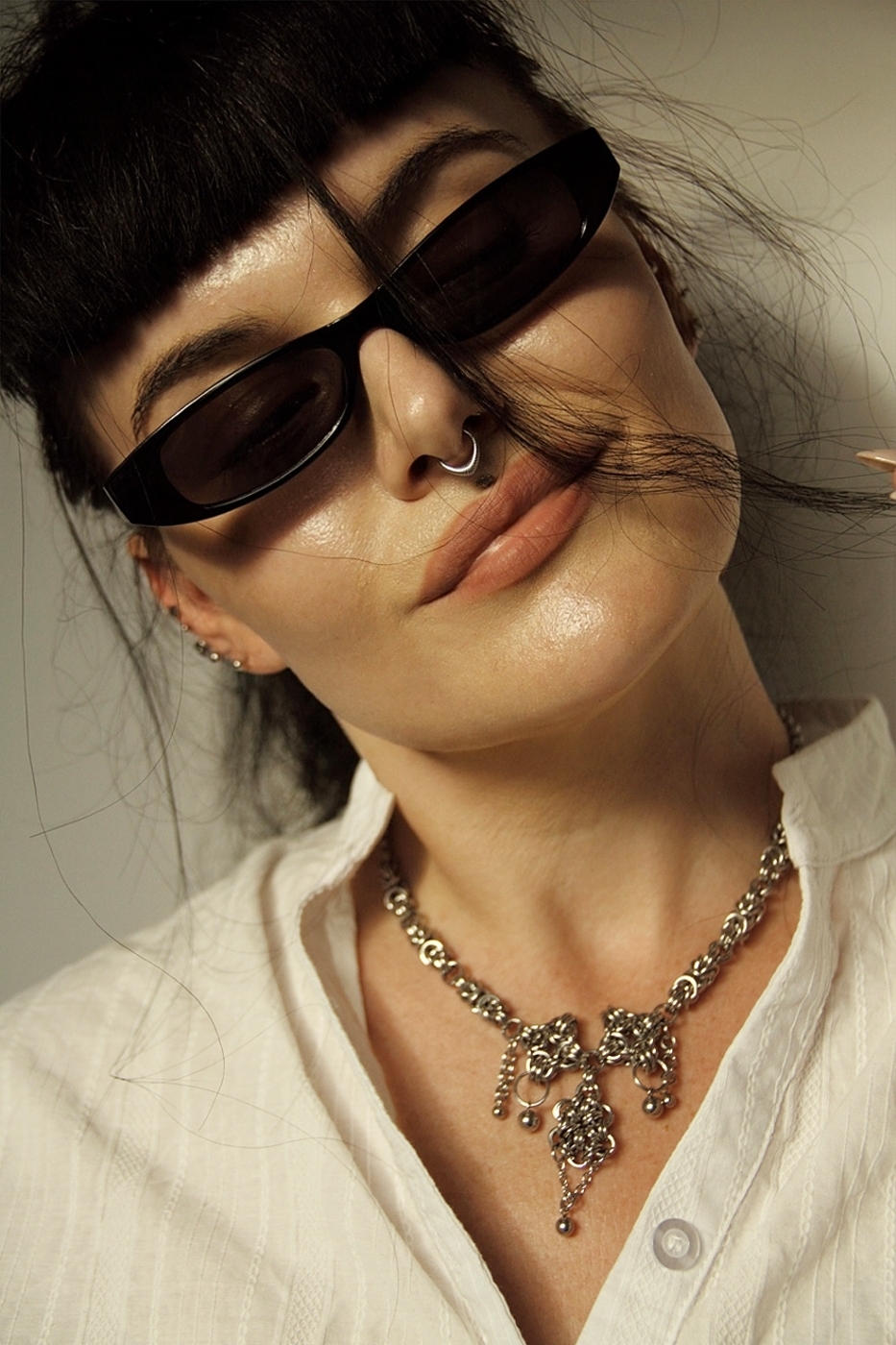 Byzantine Stars Choker – Handmade Chainmail Necklace, photo 5
