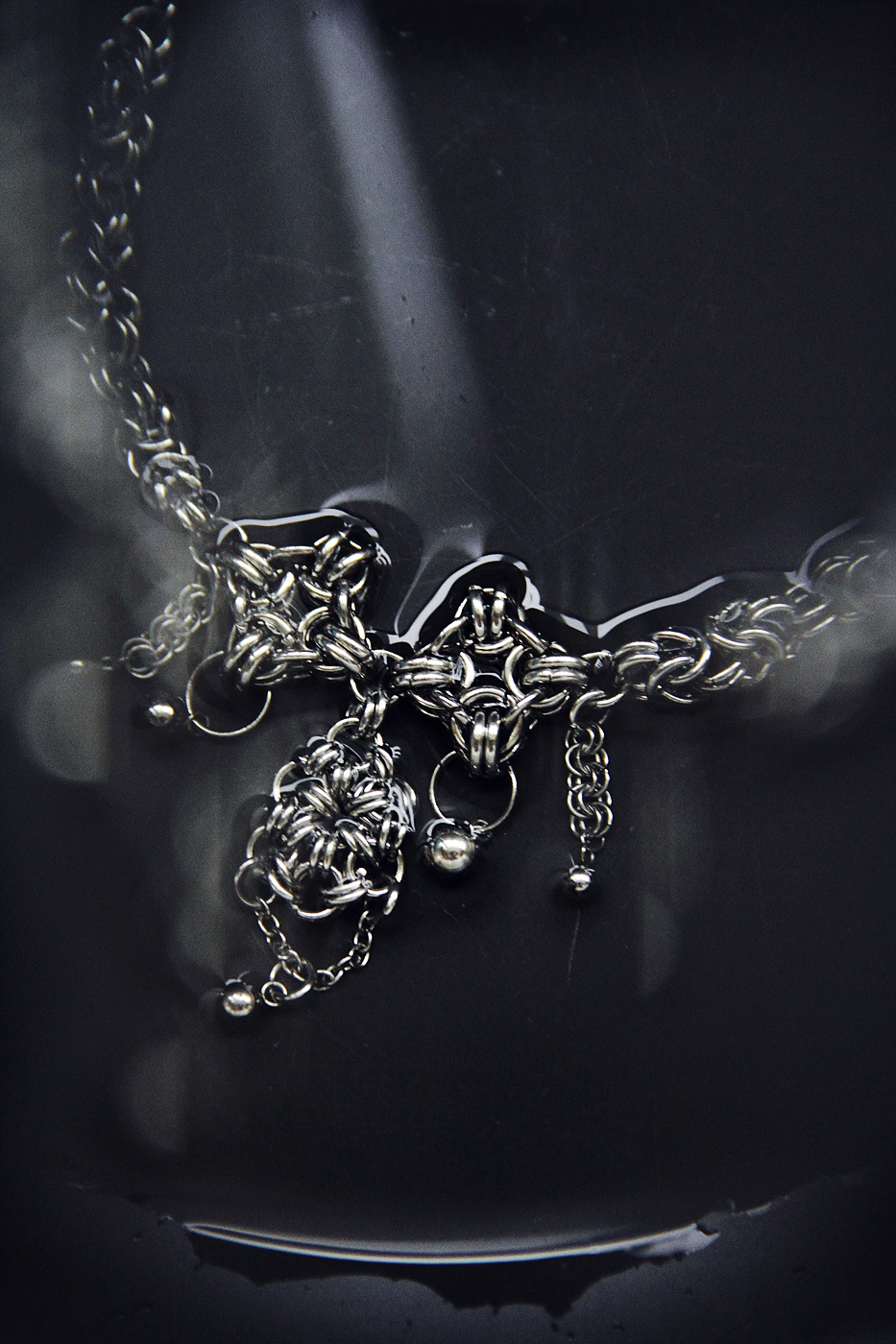 Byzantine Stars Choker – Handmade Chainmail Necklace, photo 2