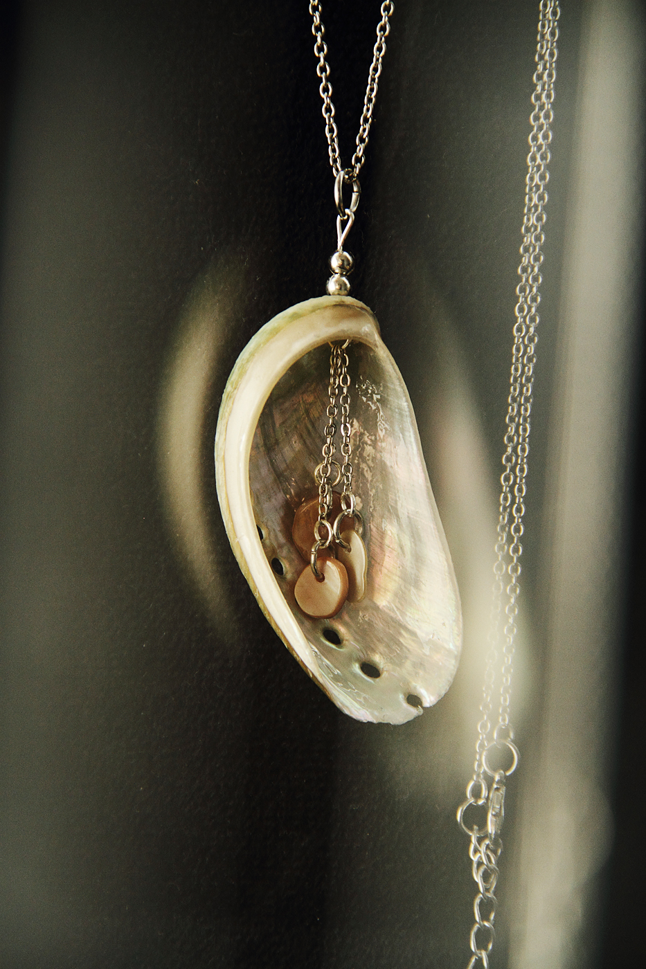 Abalone Cascade Pendant Necklace, photo 2