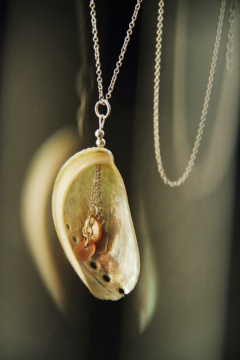Abalone Cascade Pendant Necklace, photo 5