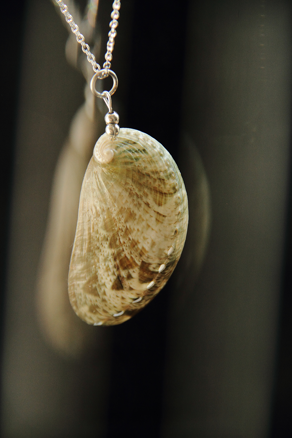 Abalone Cascade Pendant Necklace, photo 3