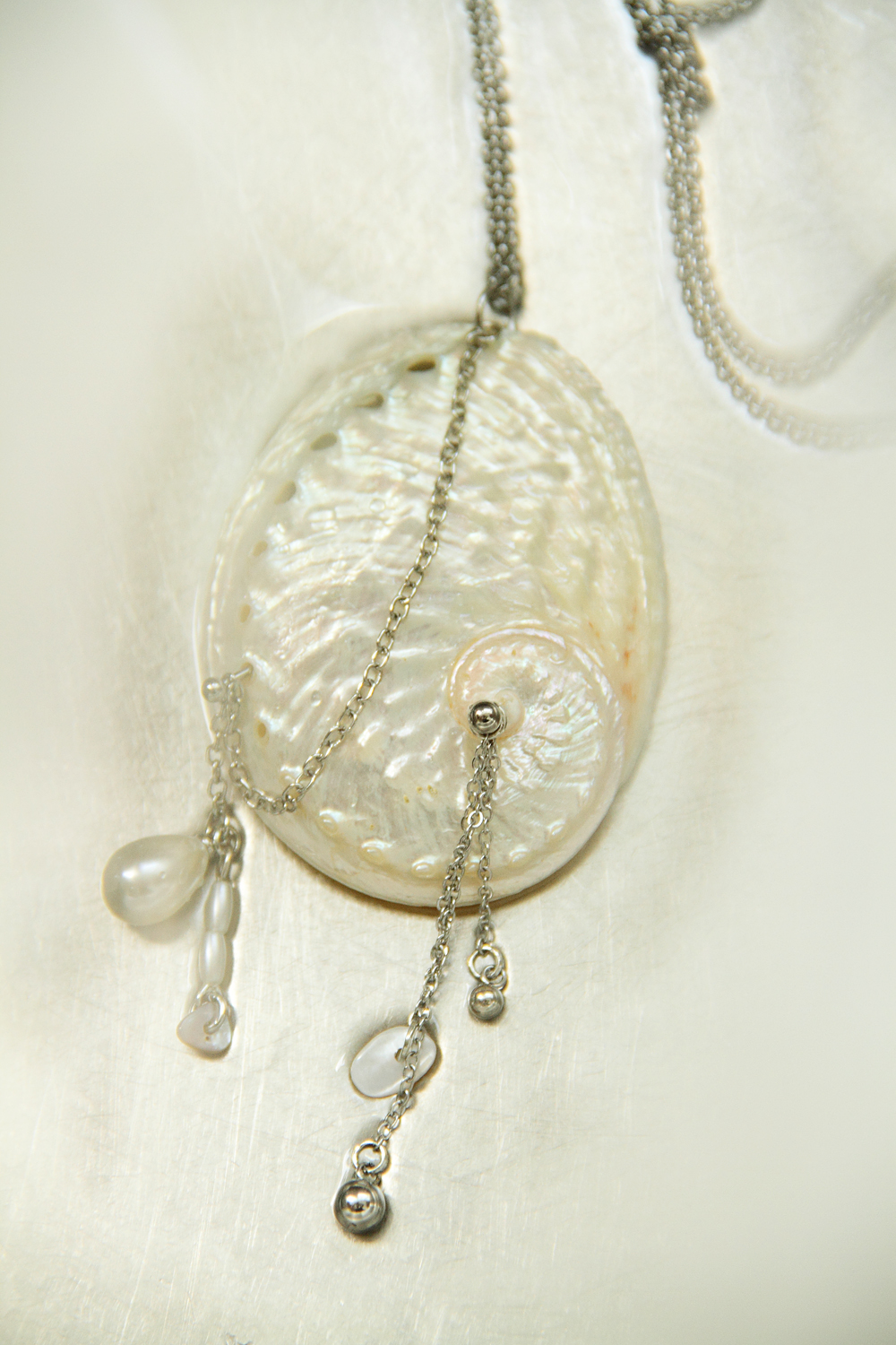 Moon Pearl Abalone Necklace, photo 4