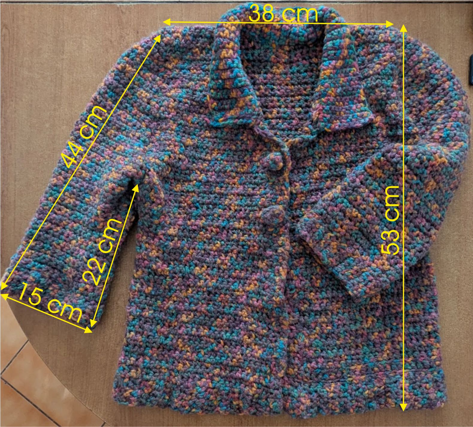 Chunky crochet cardigan, photo 2
