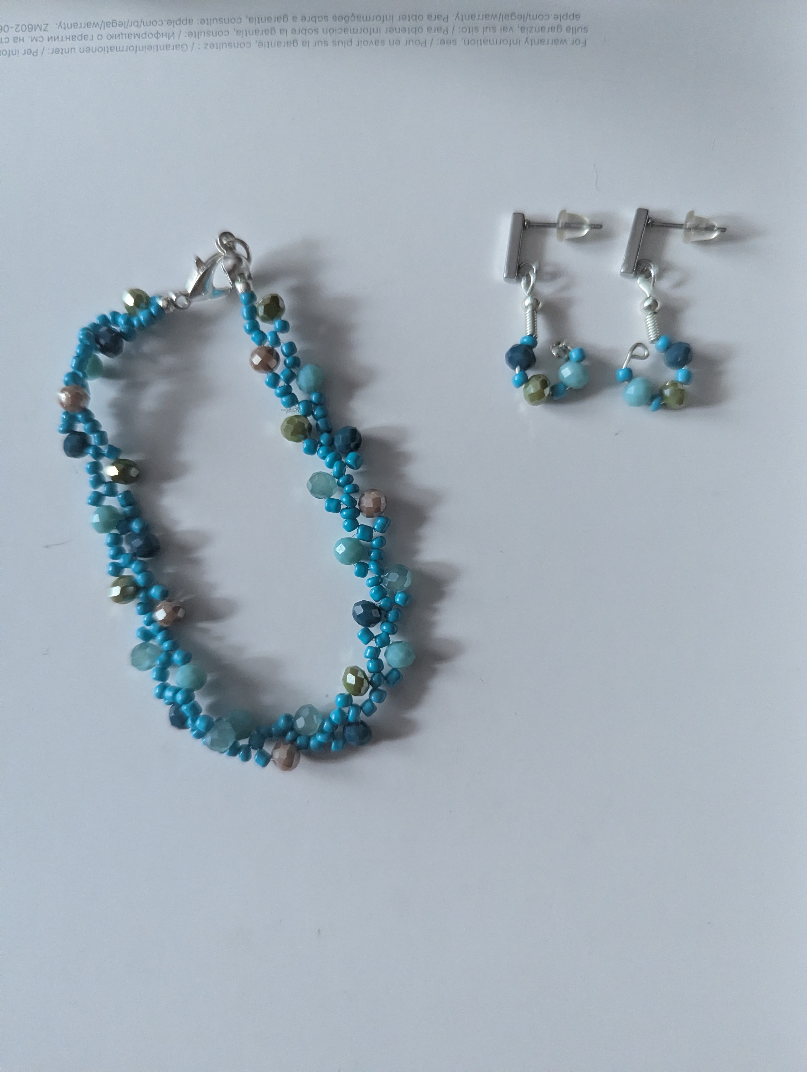 Bracelet and earrings model "Happy Day", photo 3