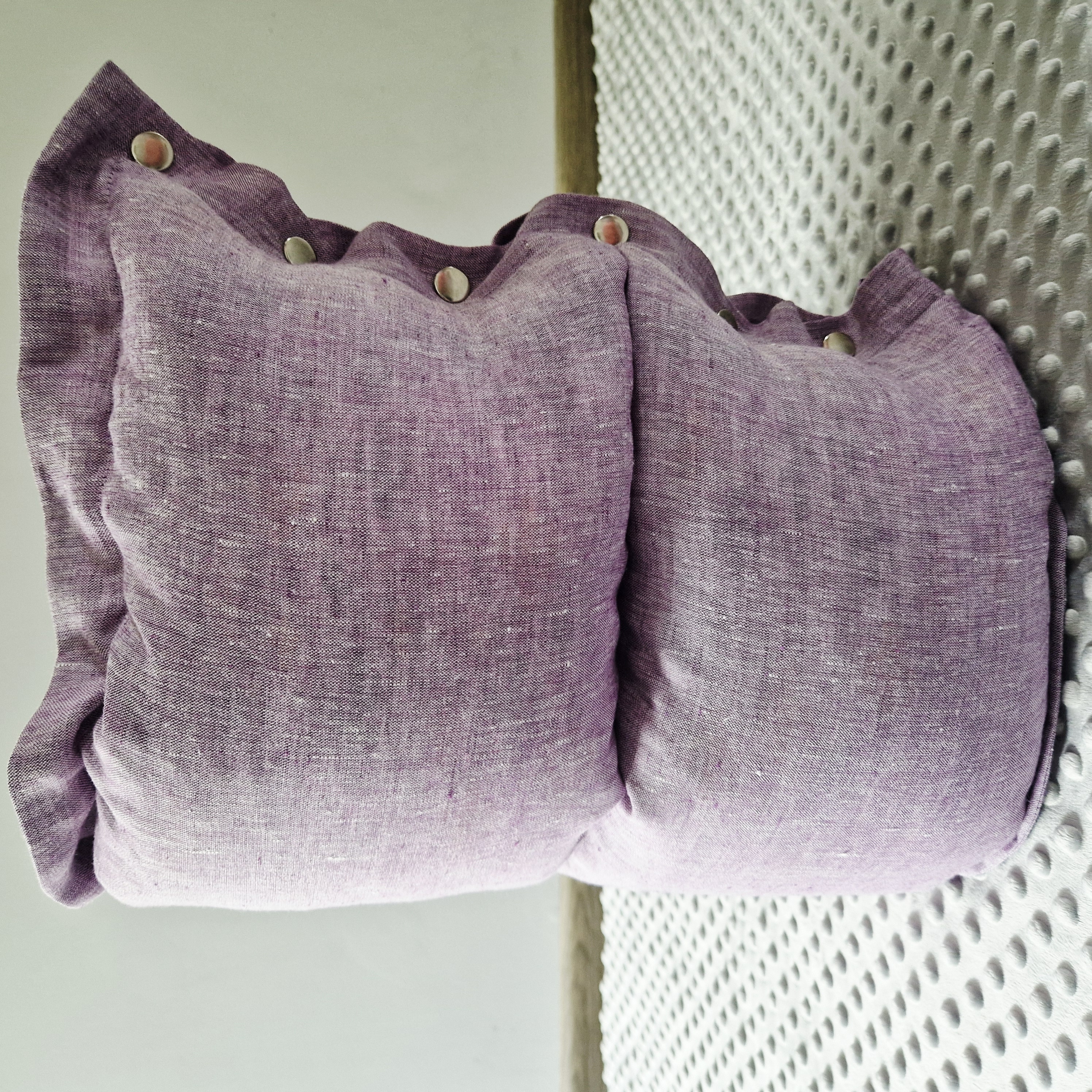 Multifunctional Linen Travel Pillow | Foldable Floor Cushion | Nursing Support Pillow | Washed Linen Lounger | Travel Pillow |, photo 4
