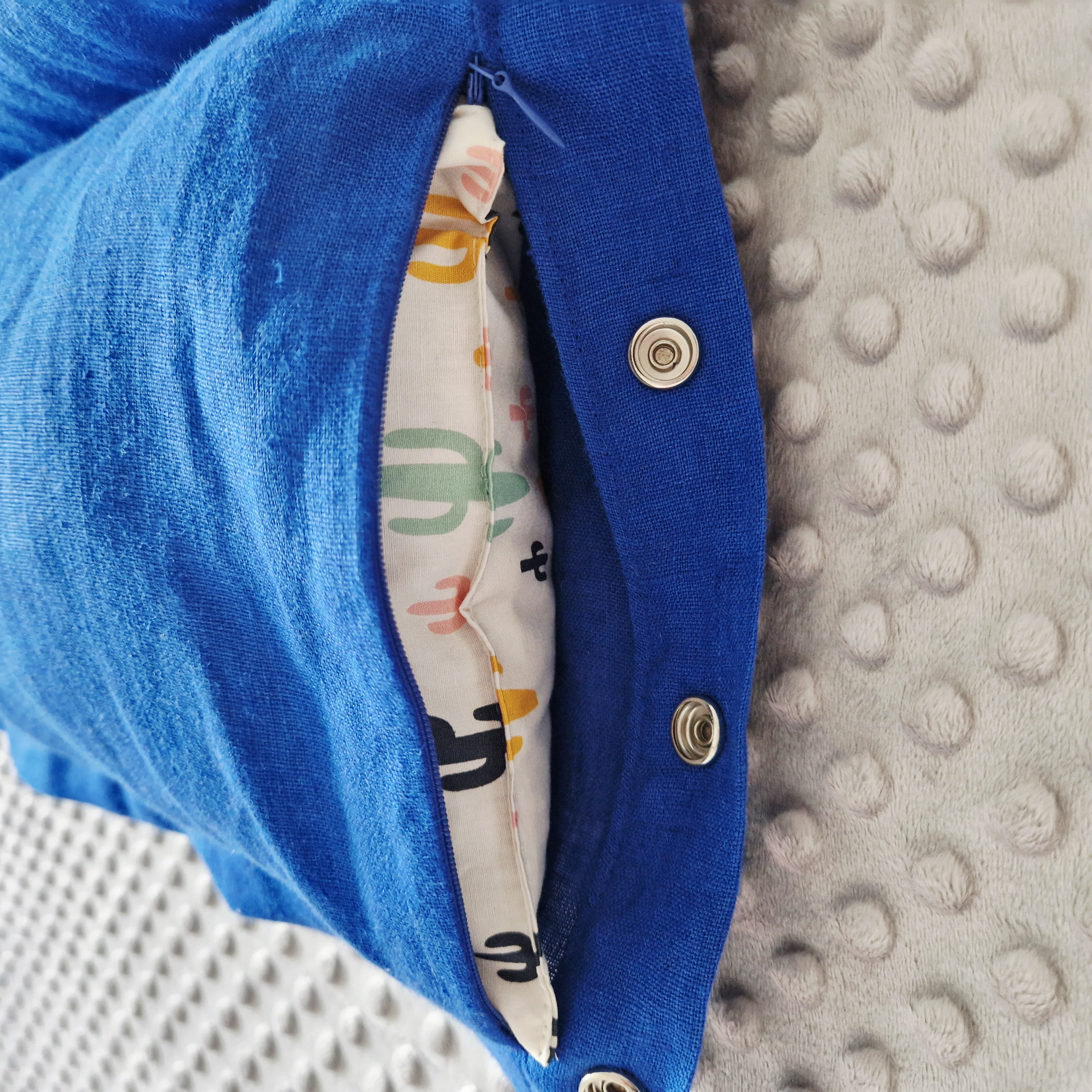 Multifunctional Linen Travel Pillow | Foldable Floor Cushion | Nursing Support Pillow | Washed Linen Lounger | Travel Pillow |, photo 4