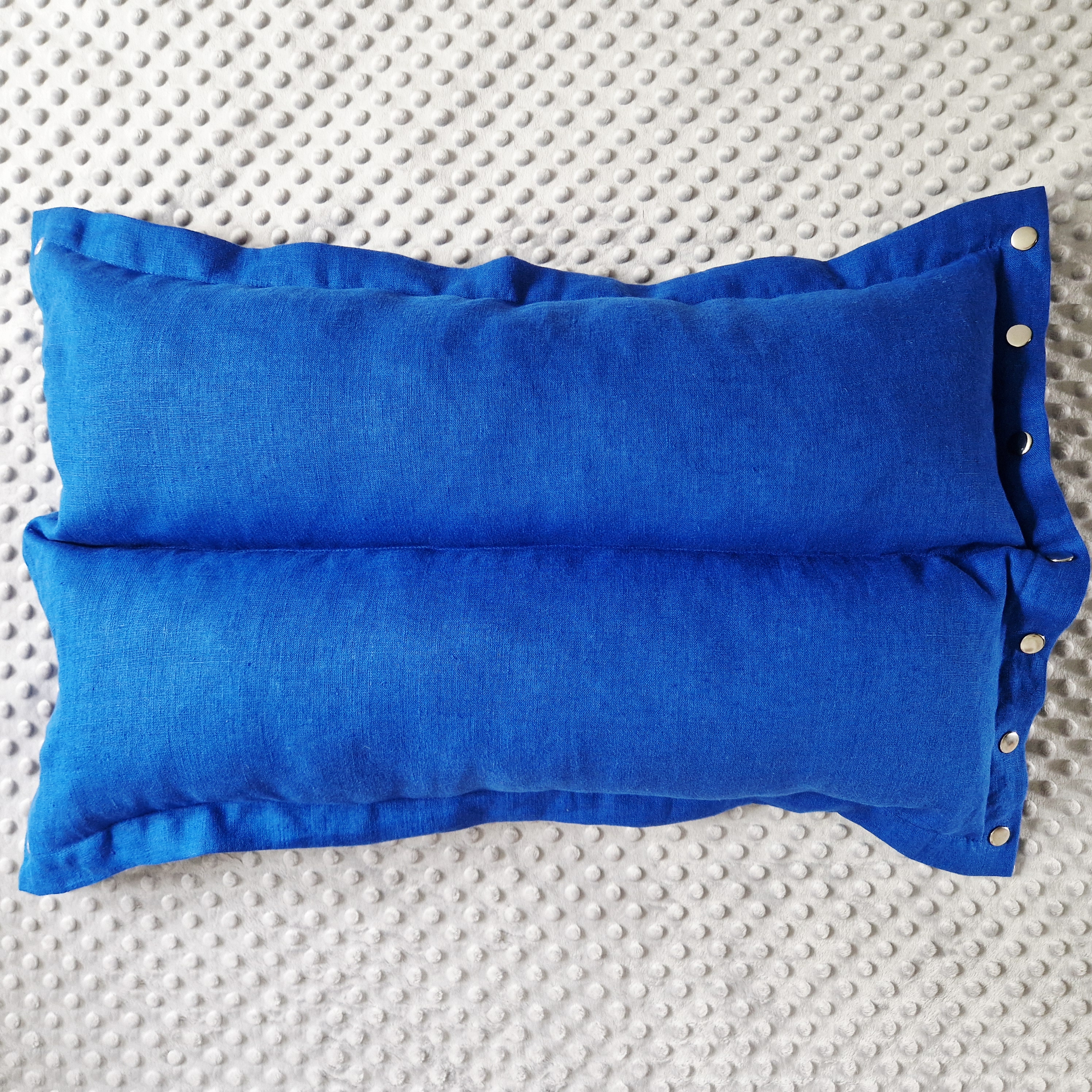 Multifunctional Linen Travel Pillow | Foldable Floor Cushion | Nursing Support Pillow | Washed Linen Lounger | Travel Pillow |, photo 3