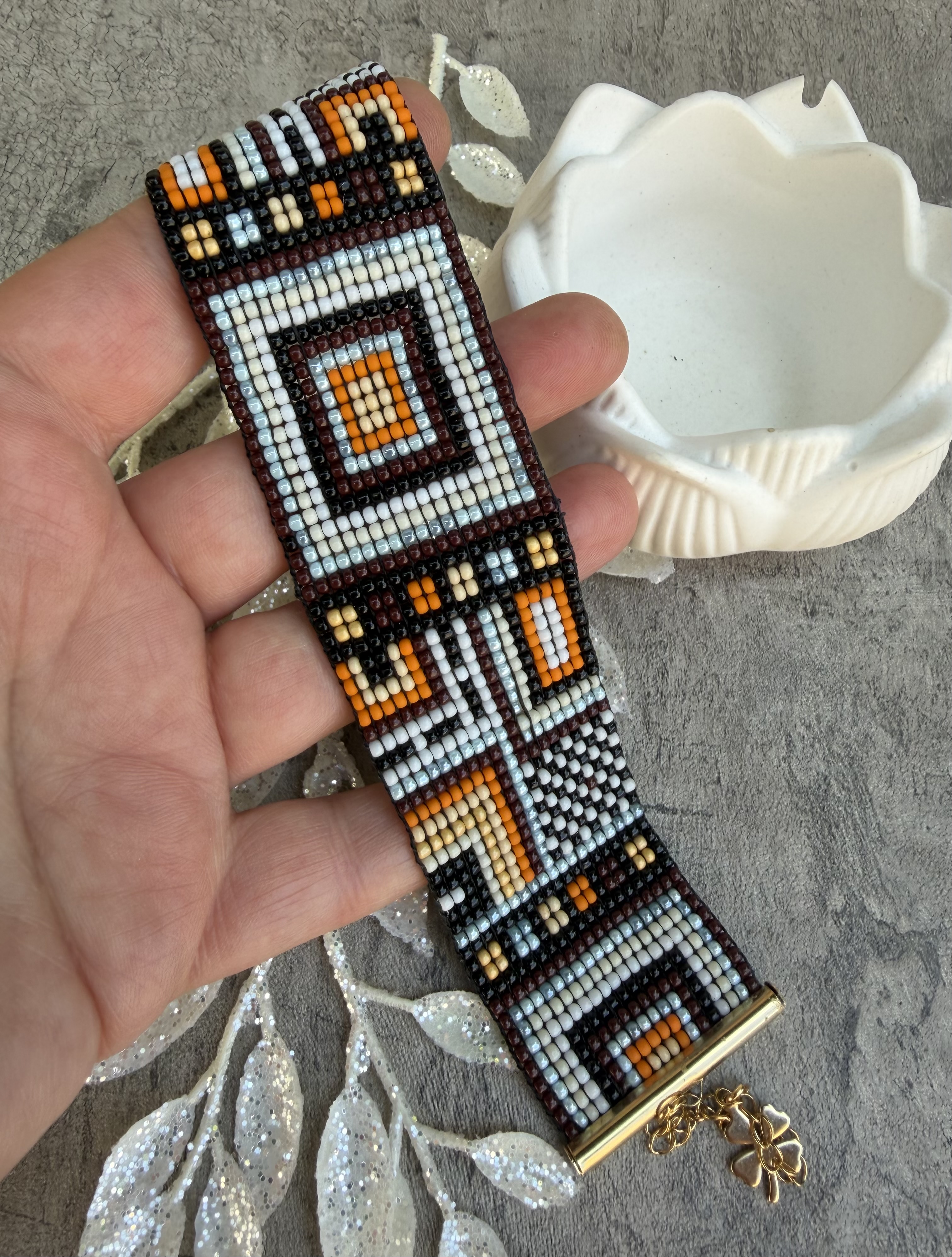 Ethnic inspiration beaded bracelet, photo 5