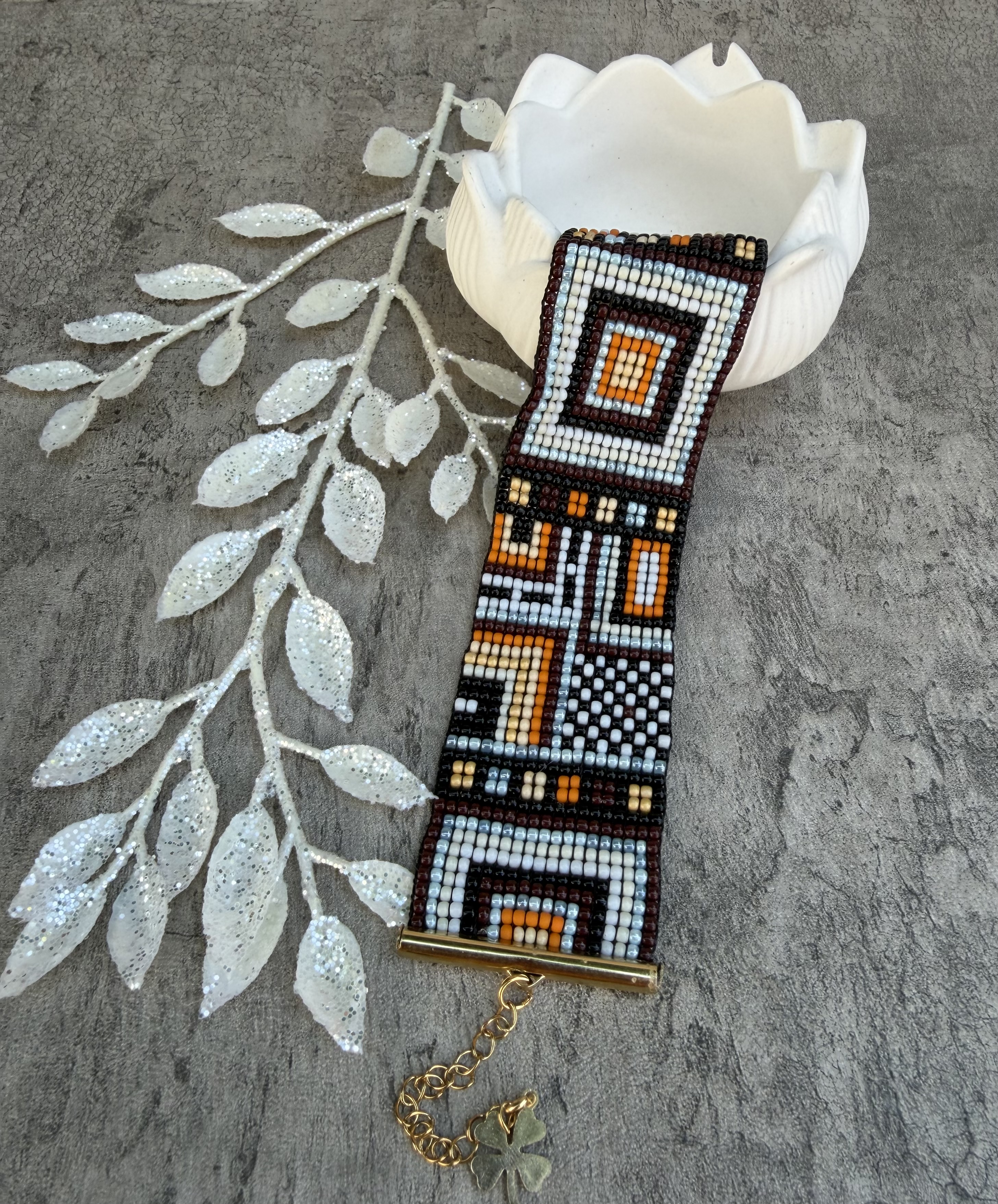 Ethnic inspiration beaded bracelet, photo 4