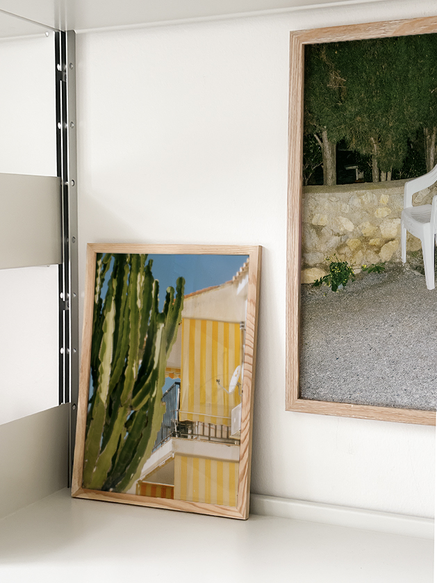 Cactus Stripes and Blue Sky | Home and Office Wall Art | ECO-Friendly | Gallery Grade Print, photo 5