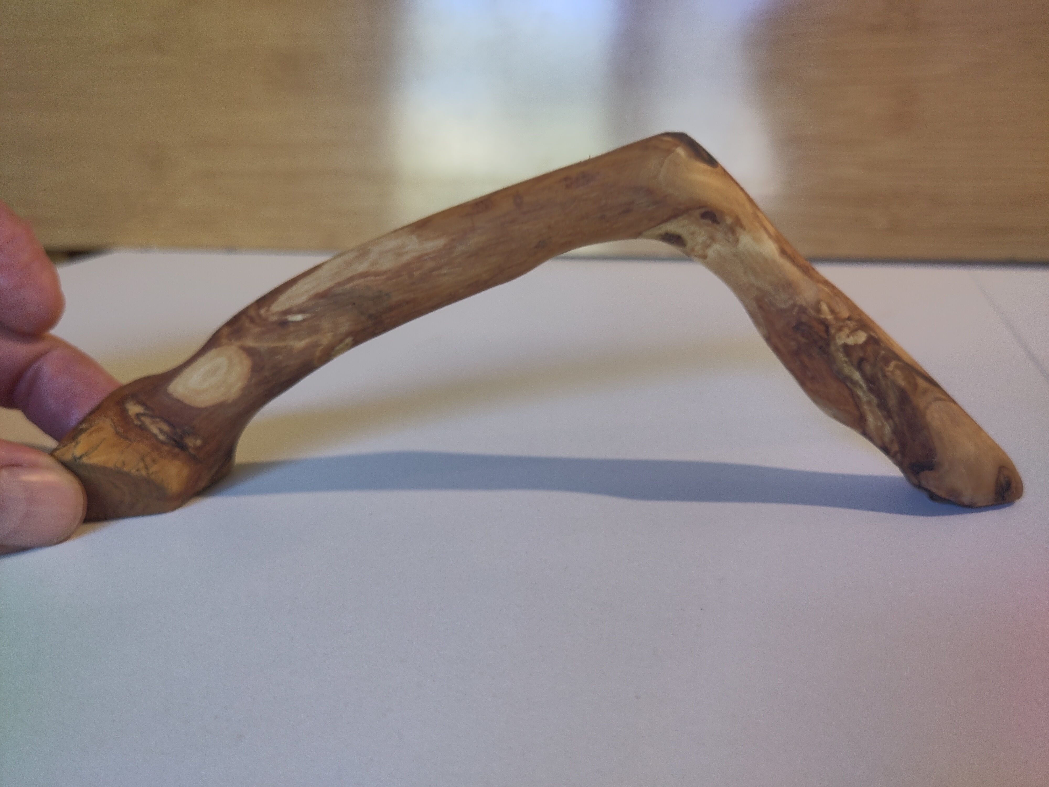 Handcrafted Olive Wood Door & Drawer Handles – Unique Pieces, photo 2