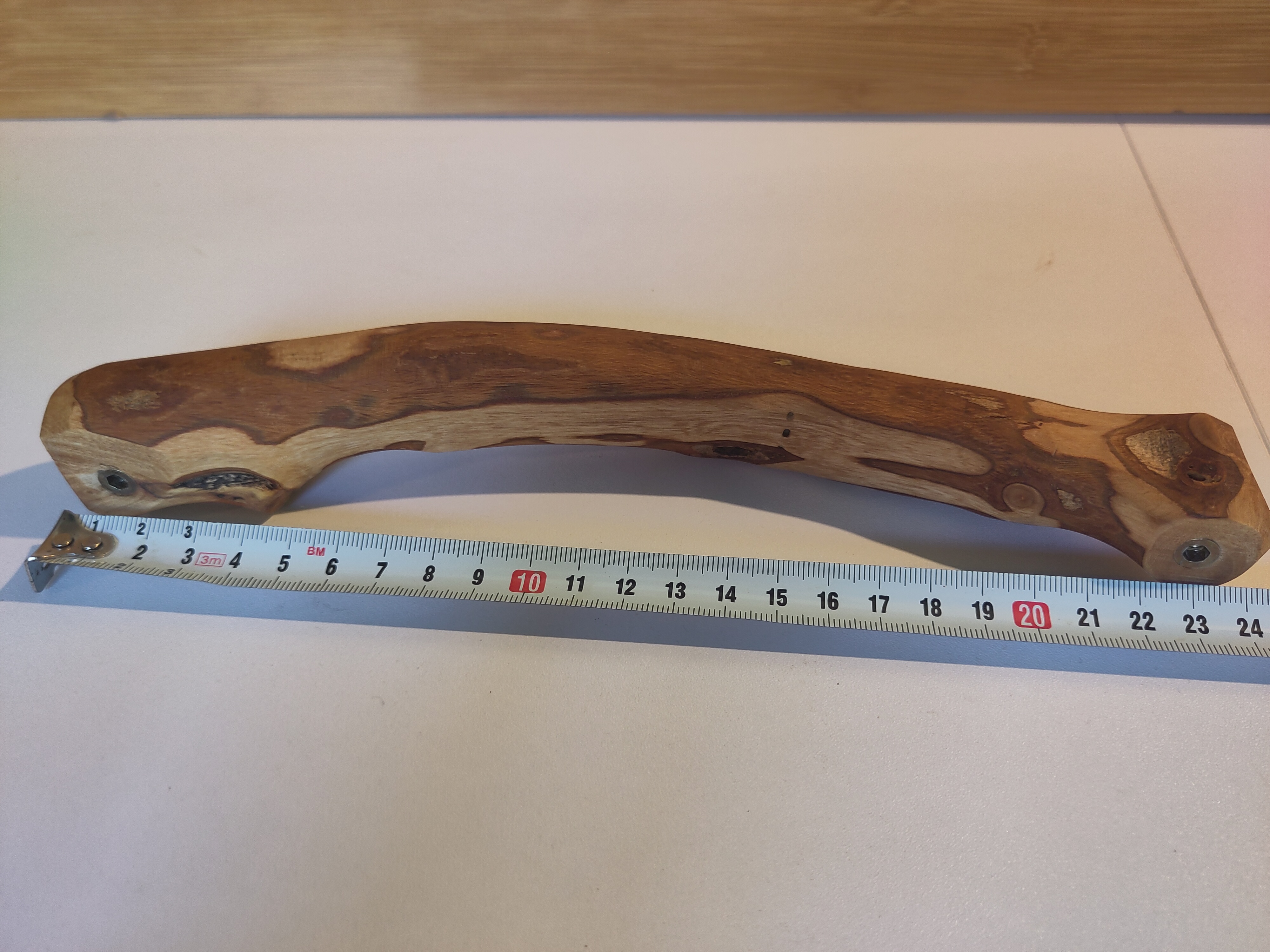 Handcrafted Olive Wood Door & Drawer Handles – Unique Pieces, photo 3