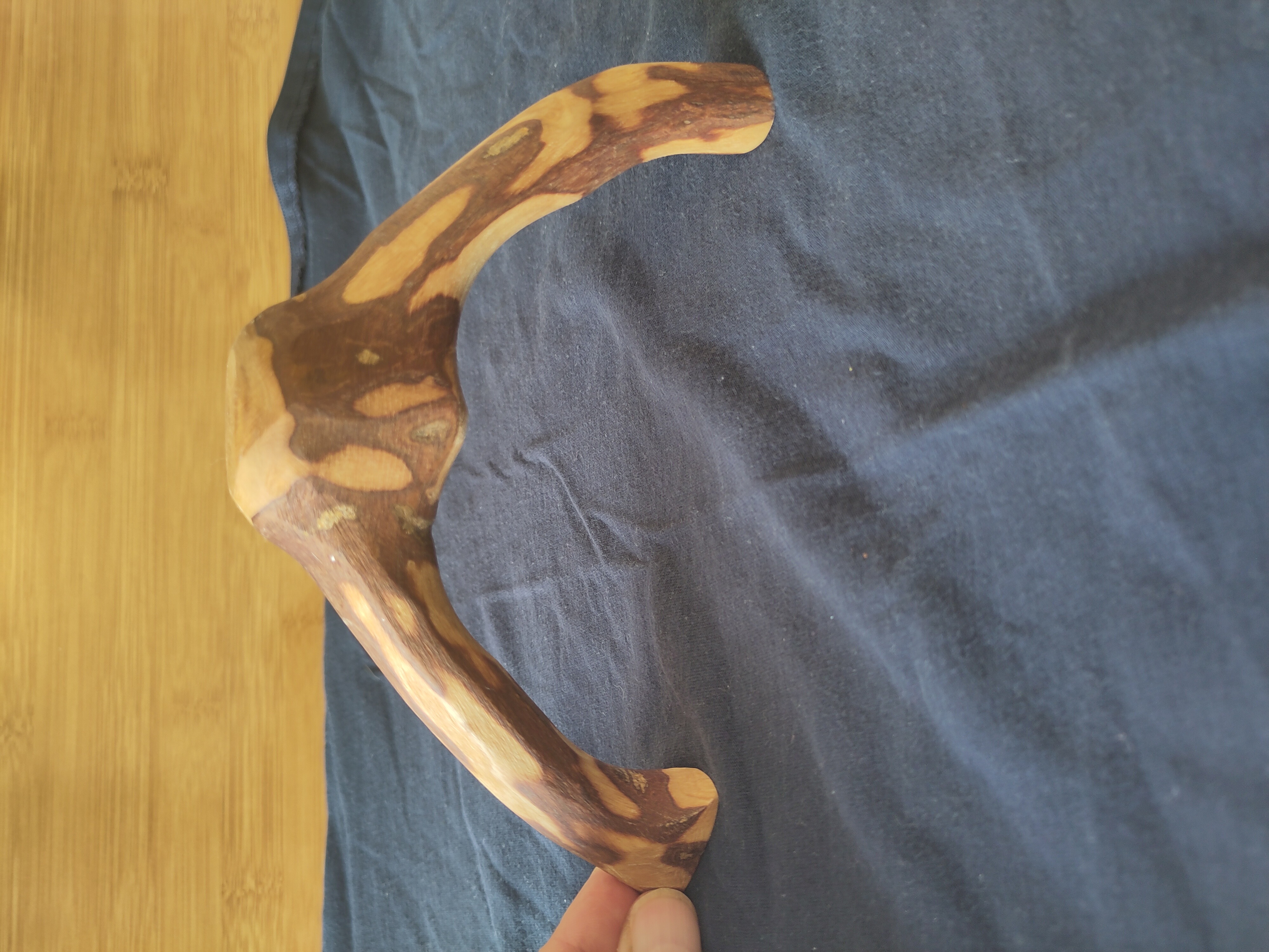 Handcrafted Olive Wood Door & Drawer Handles – Unique Pieces