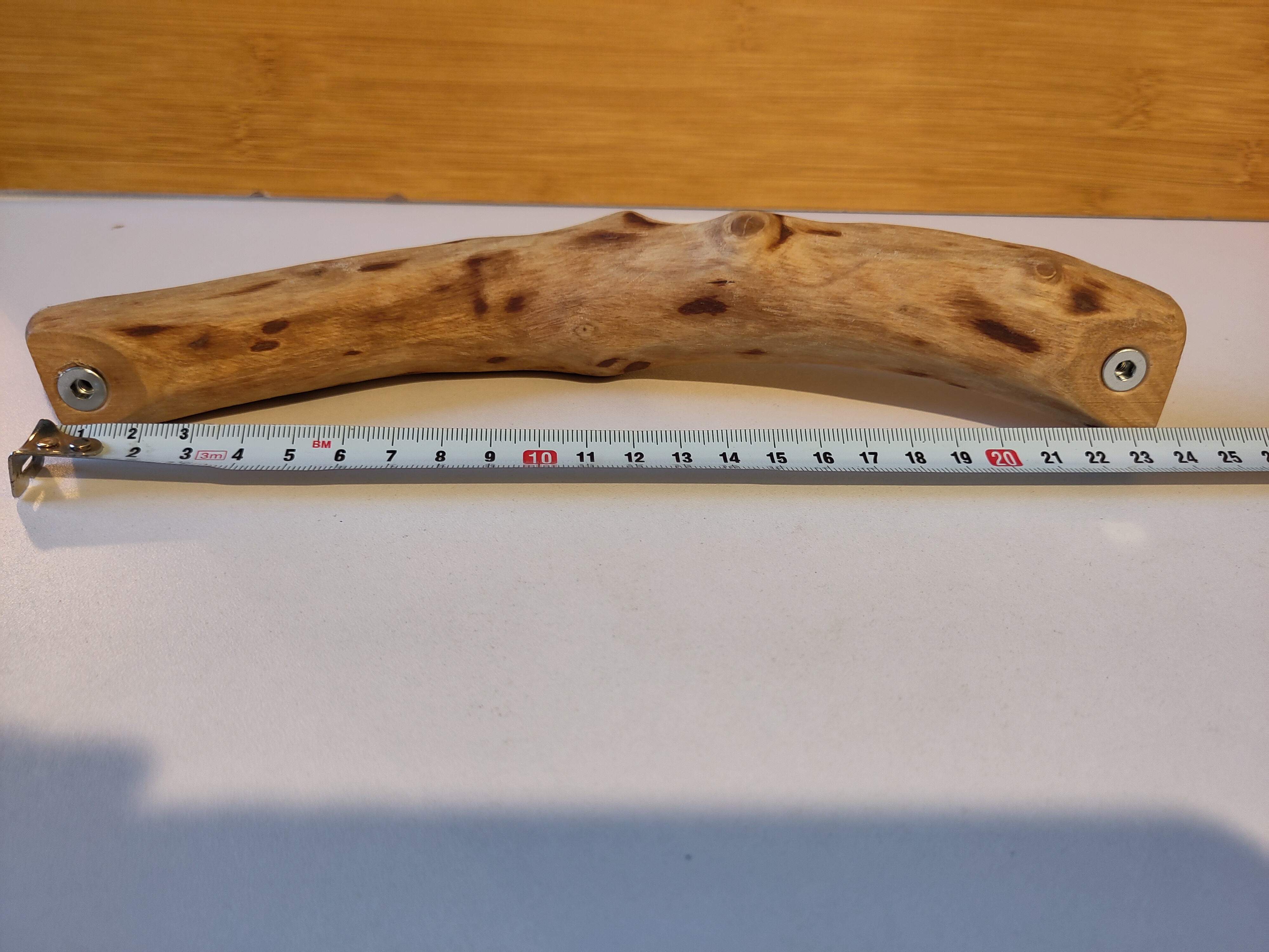 Handcrafted Olive Wood Door & Drawer Handles – Unique Pieces, photo 4