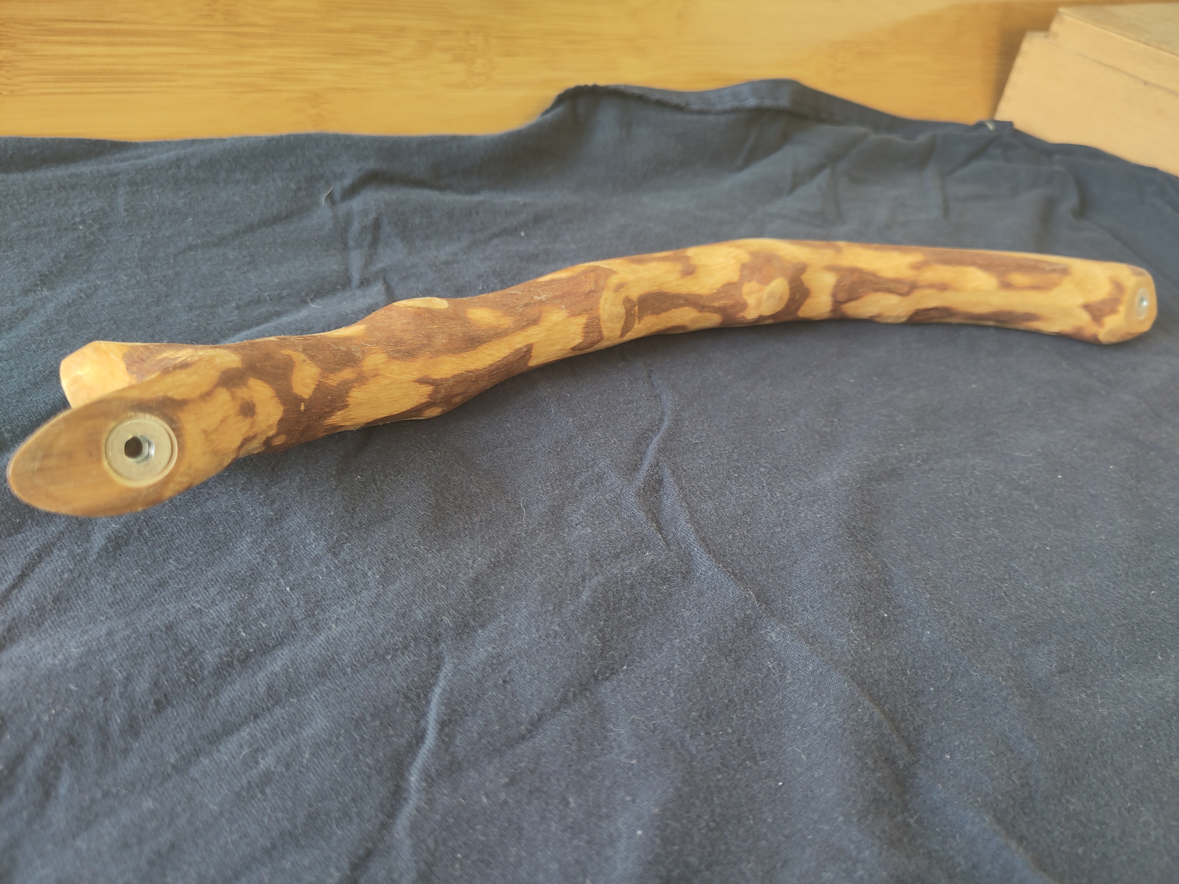 Handcrafted Olive Wood Door & Drawer Handles – Unique Pieces, photo 4