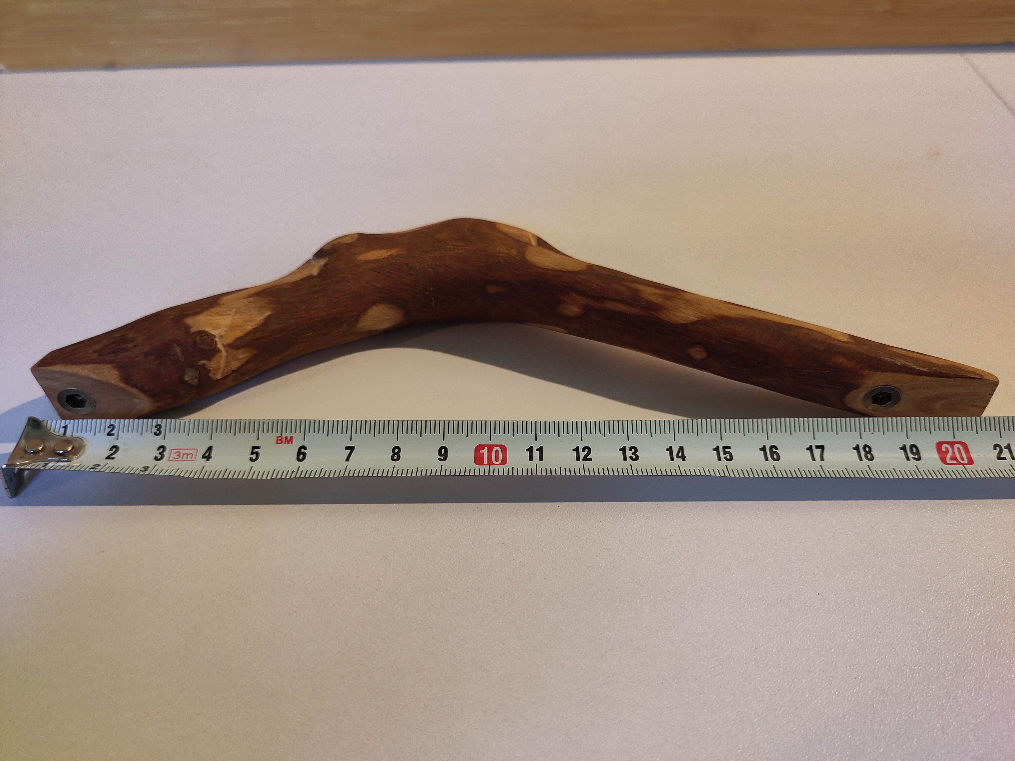 Handcrafted Olive Wood Door & Drawer Handles – Unique Pieces, photo 3