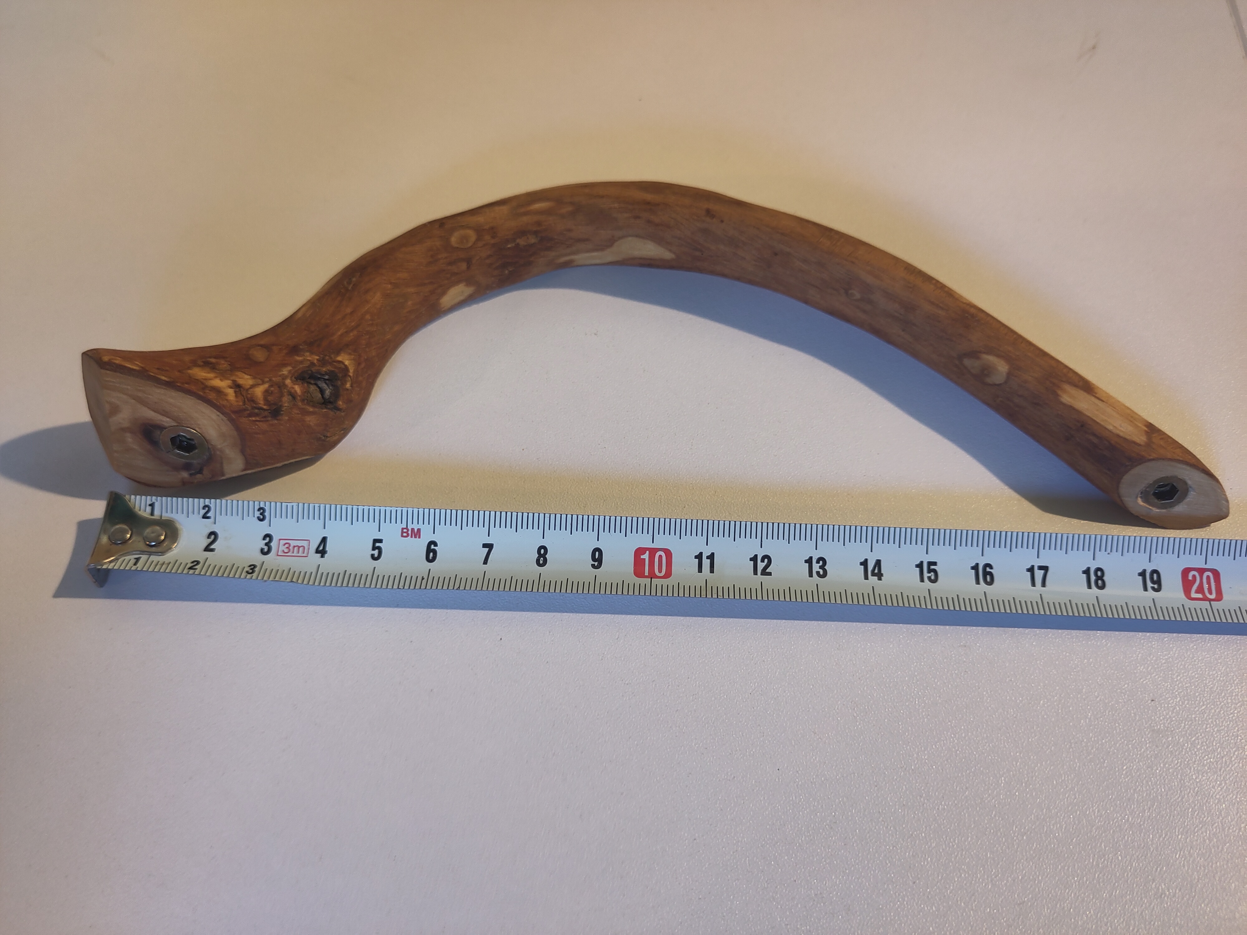 Handcrafted Olive Wood Door & Drawer Handles – Unique Pieces, photo 3