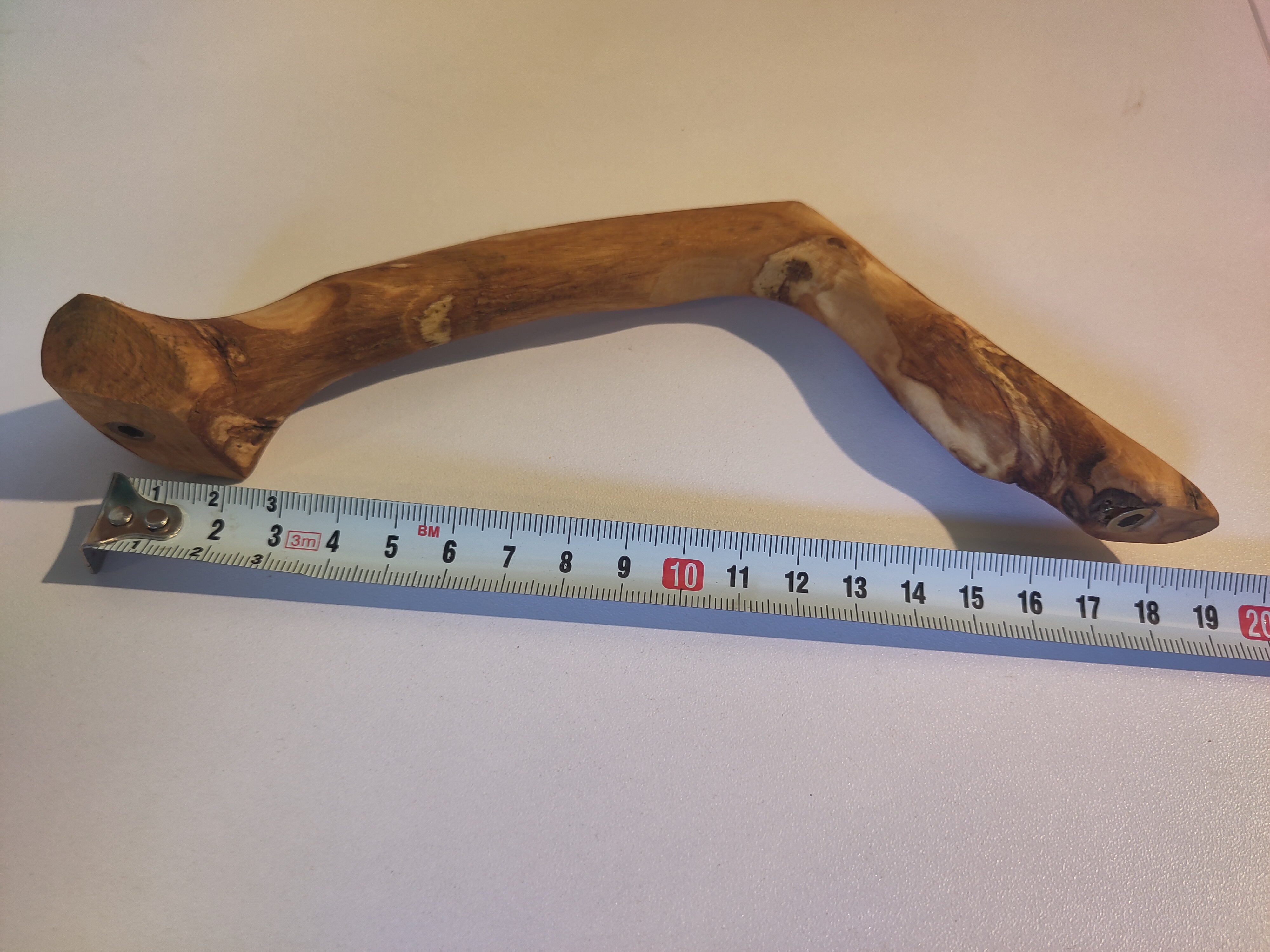Handcrafted Olive Wood Door & Drawer Handles – Unique Pieces, photo 3